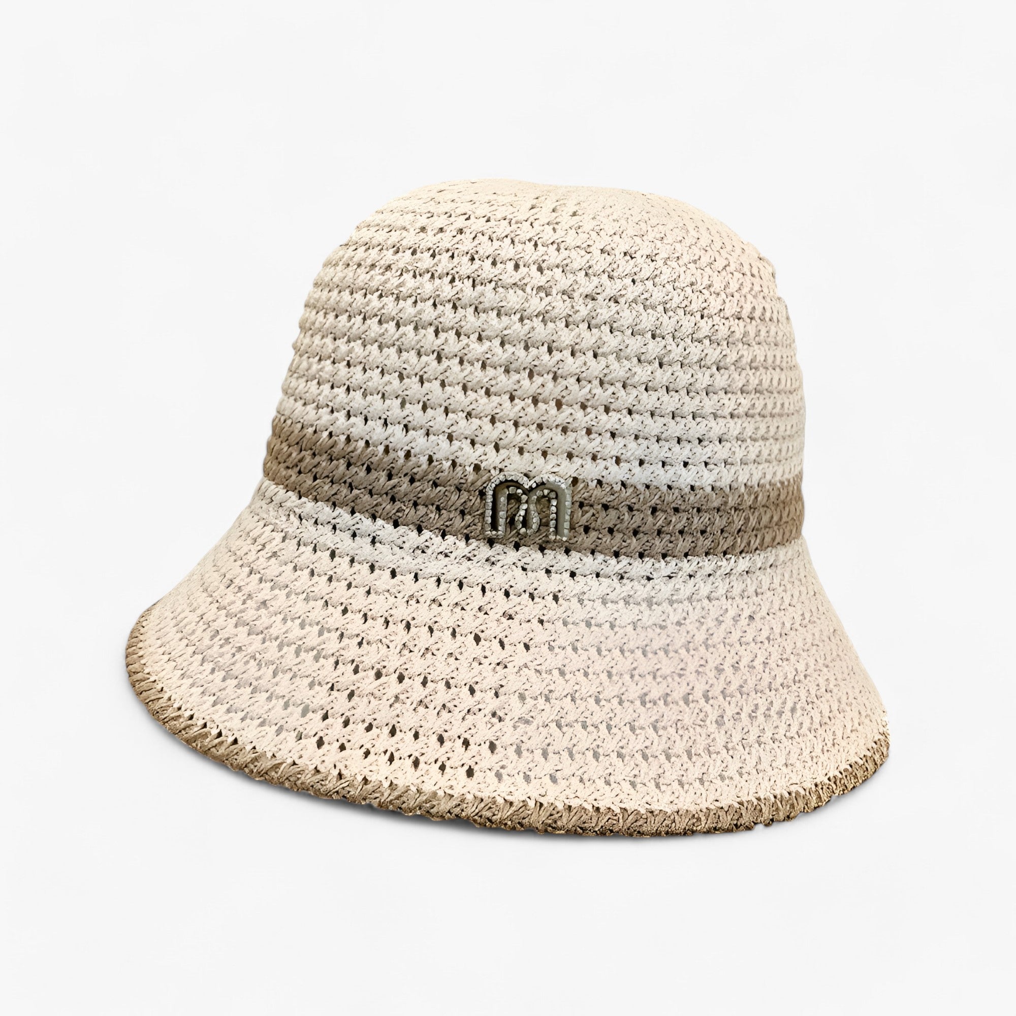 Isabella | Dame Sommerhat - Bred Skærm til Solbeskyttelse - Beige - women's fashion - {{ product_tags }