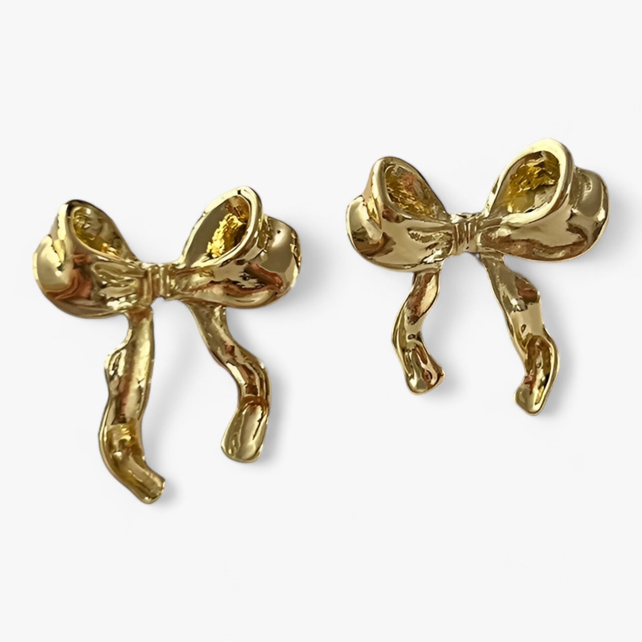 Sie | Bånd-øreringe – søde og seje, elegante - Guld - women's fashion - {{ product_tags }