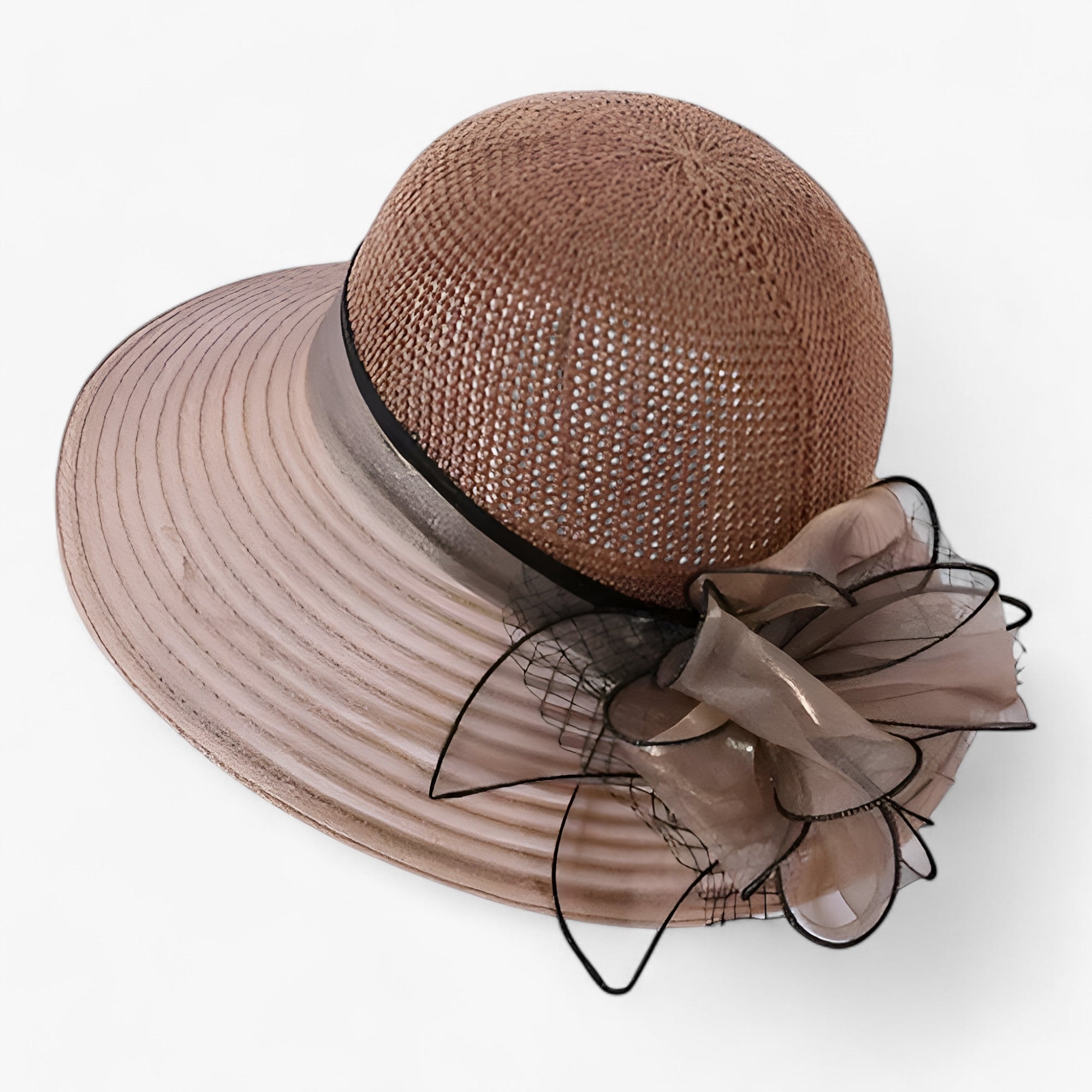 LUNA | Stilet damehat - Bred skygge for solbeskyttelse - Beige - women's fashion - {{ product_tags }