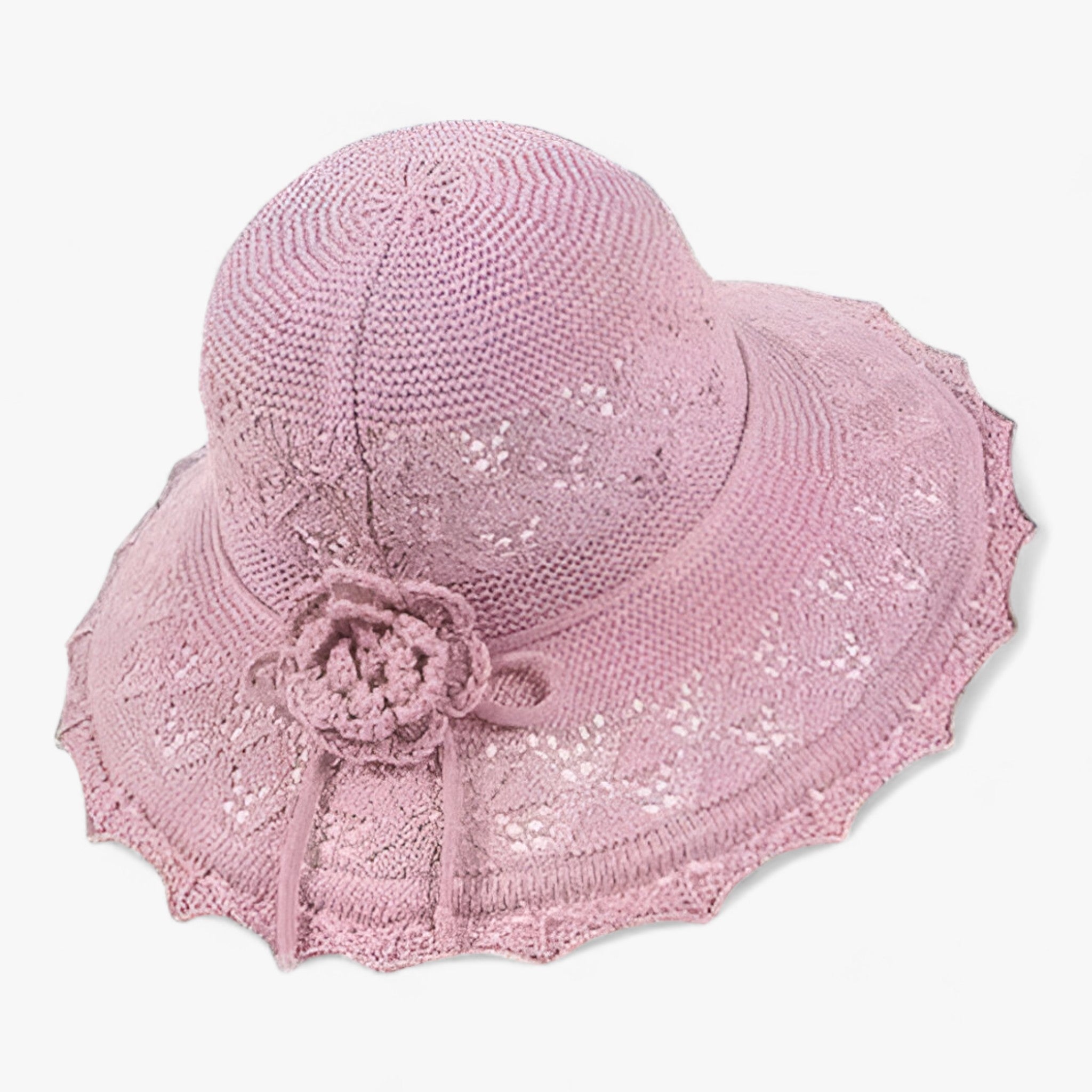 AURORA | Alsidig solhat - Sammenfoldeligt design til udendørs komfort - Rosa - women's fashion - {{ product_tags }