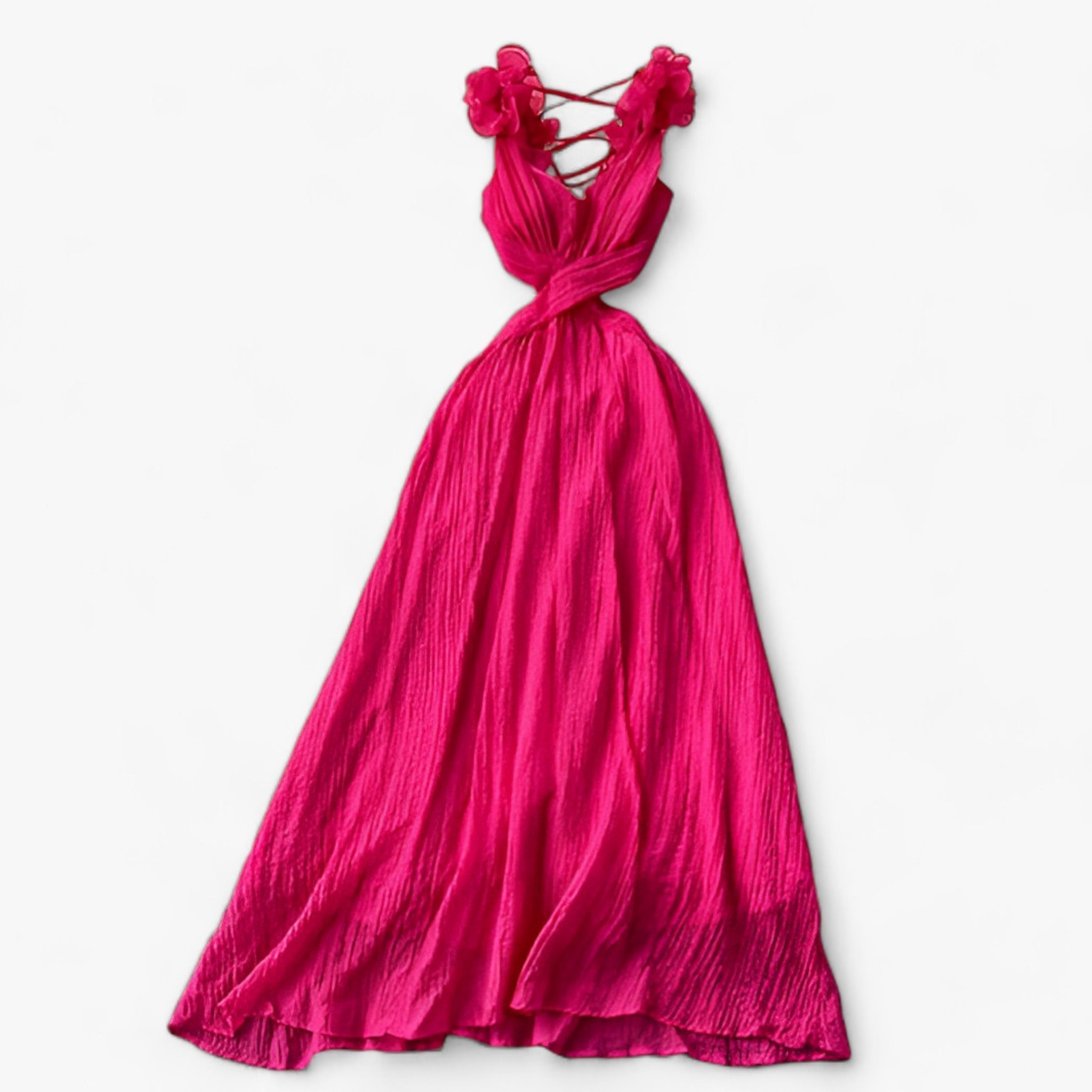 SINGREINY | Semester Maxikjole - Forbedre dit strandfest-outfit - Rosa - women's fashion - {{ product_tags }