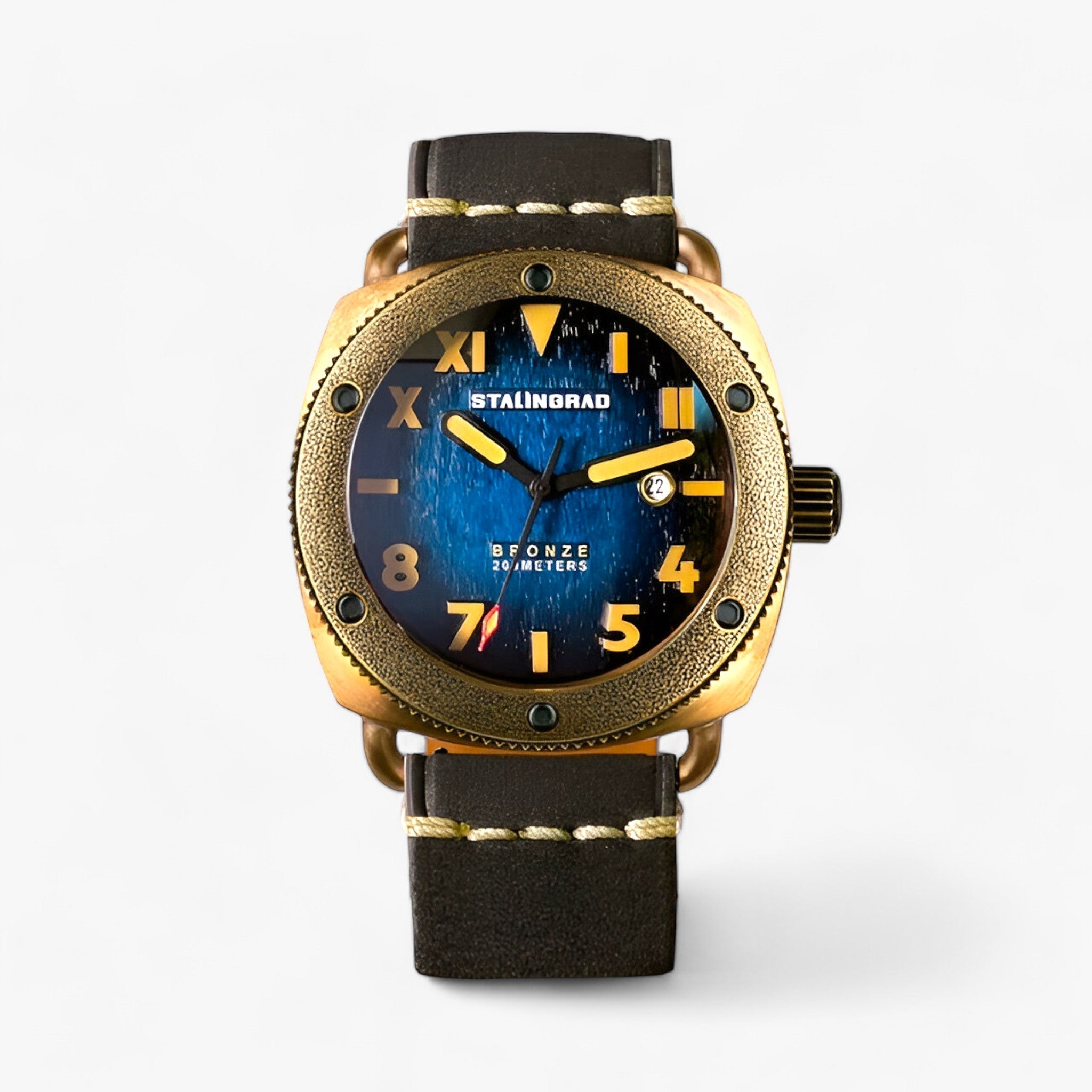 STALINGRAD | Herrernes mekaniske armbåndsur - Præcision og stil - Brun - watches - {{ product_tags }
