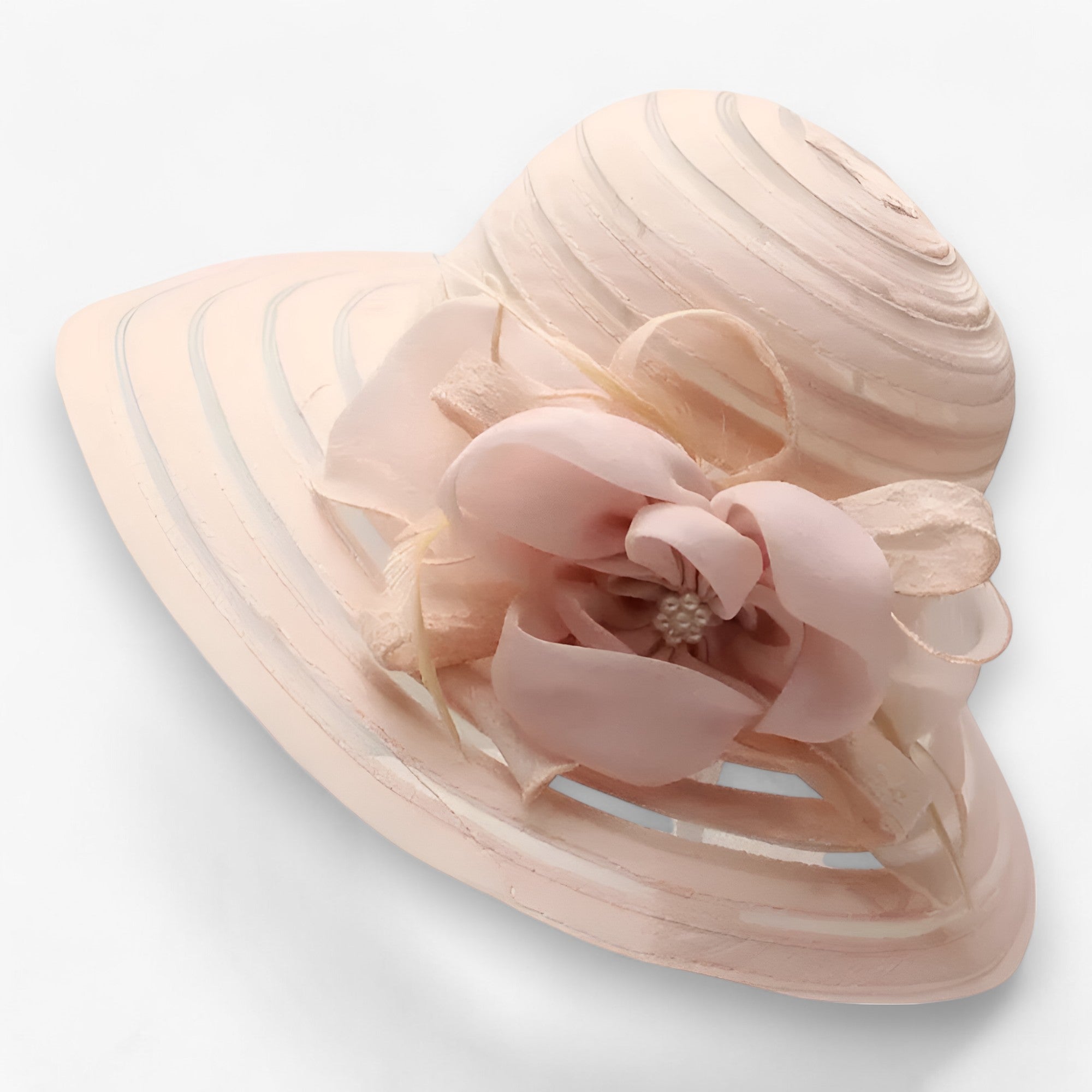 ELEGANS | Dam-Organza-Solhat - Elegant solbeskyttelse - Lys gul M56-58cm - women's fashion - {{ product_tags }