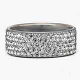 Hailie | Crystal Engagement Ring - Elegant Stainless Steel
