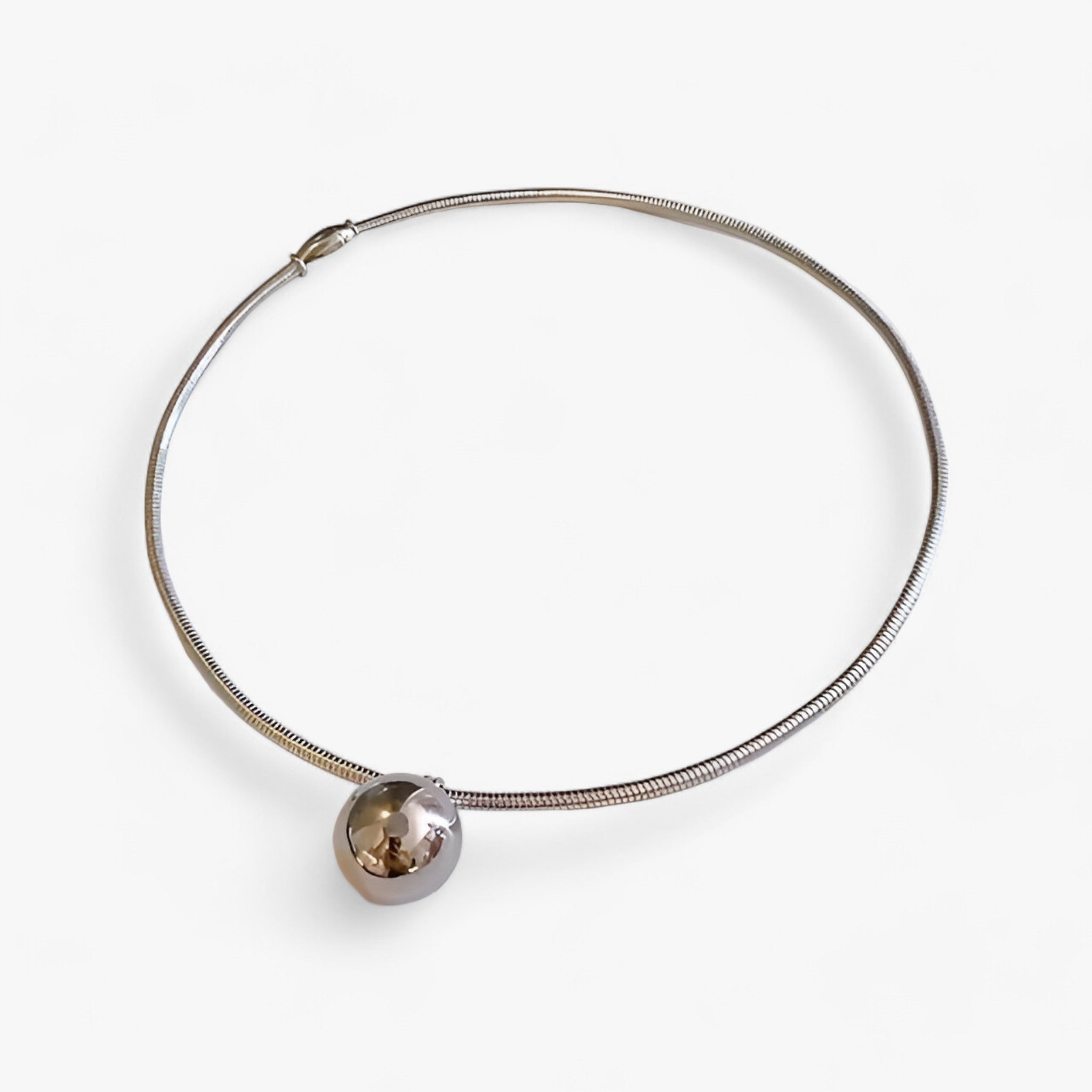 Riley | Schlangenknochen-halsbånd – til en raffineret finish - Stålstil 2 - women's fashion - {{ product_tags }