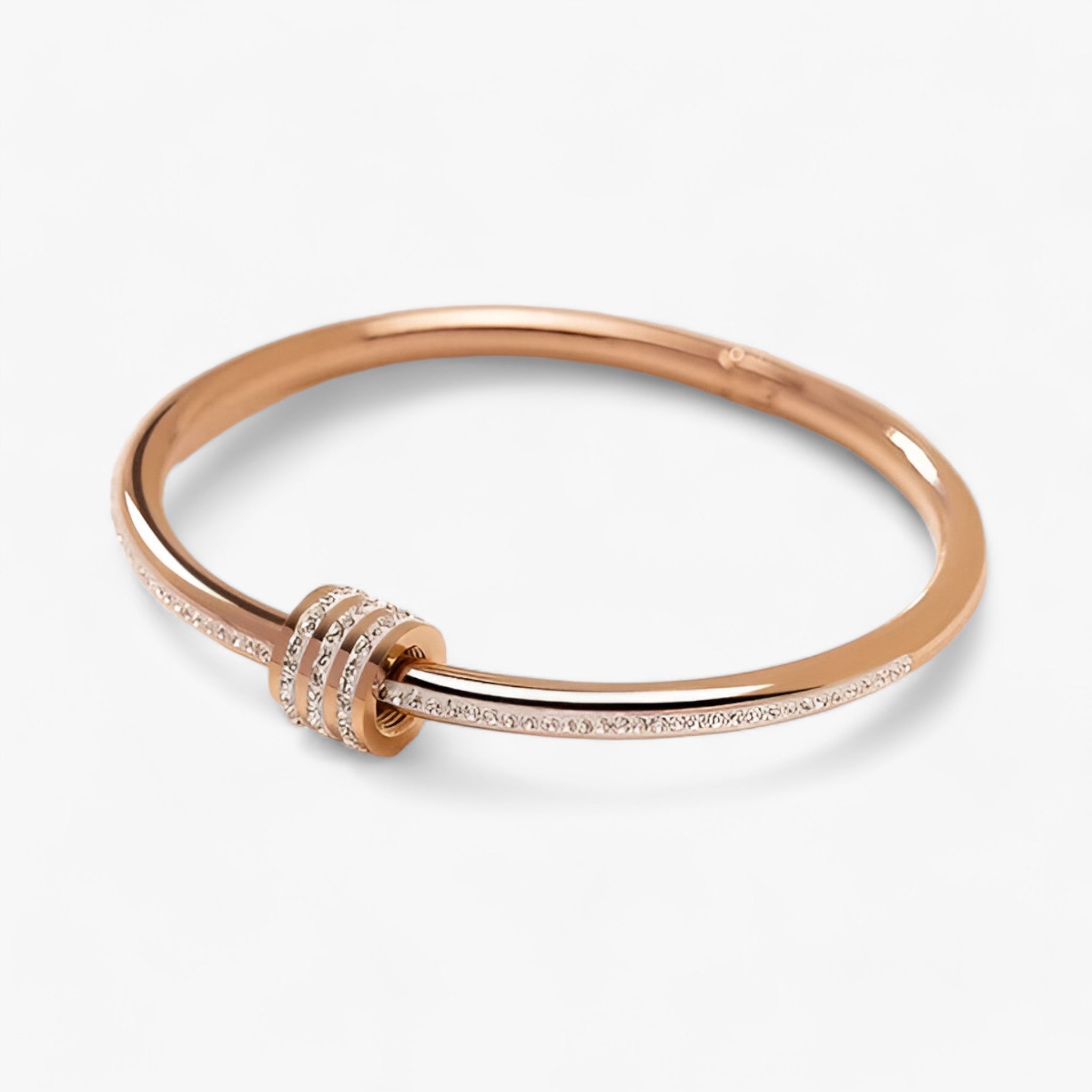 MOONLIGHT - Rustfrit stål zircon skruvarmbånd - Luksuriøst og holdbart smykke - - women's fashion - {{ product_tags }