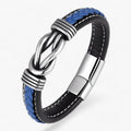 Pulsera de cuero genuino - Elegancia y robustez combinadas