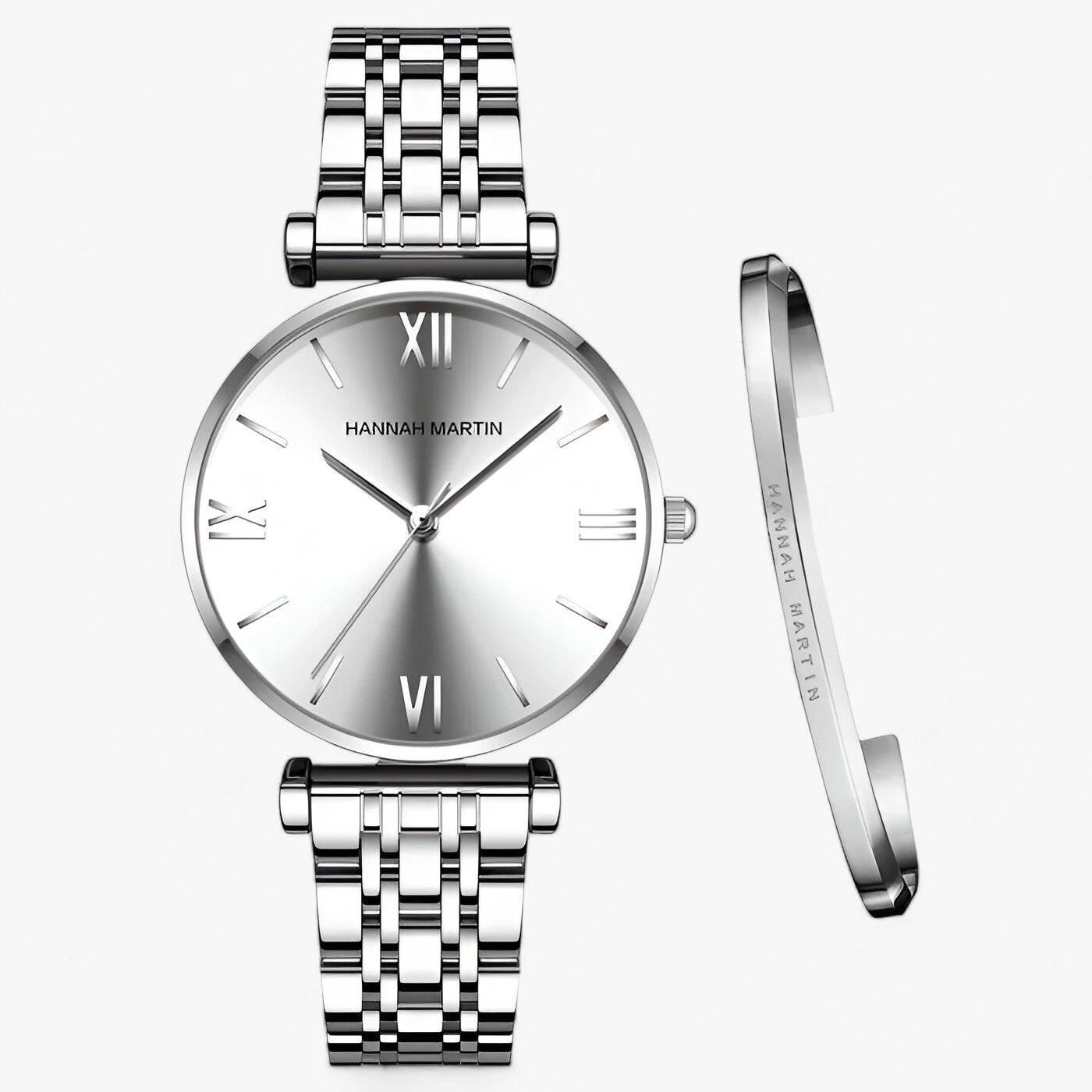 EMILE | Damur i rustfrit stål - Elegant stil og pålidelighed - Sølv - watches - {{ product_tags }