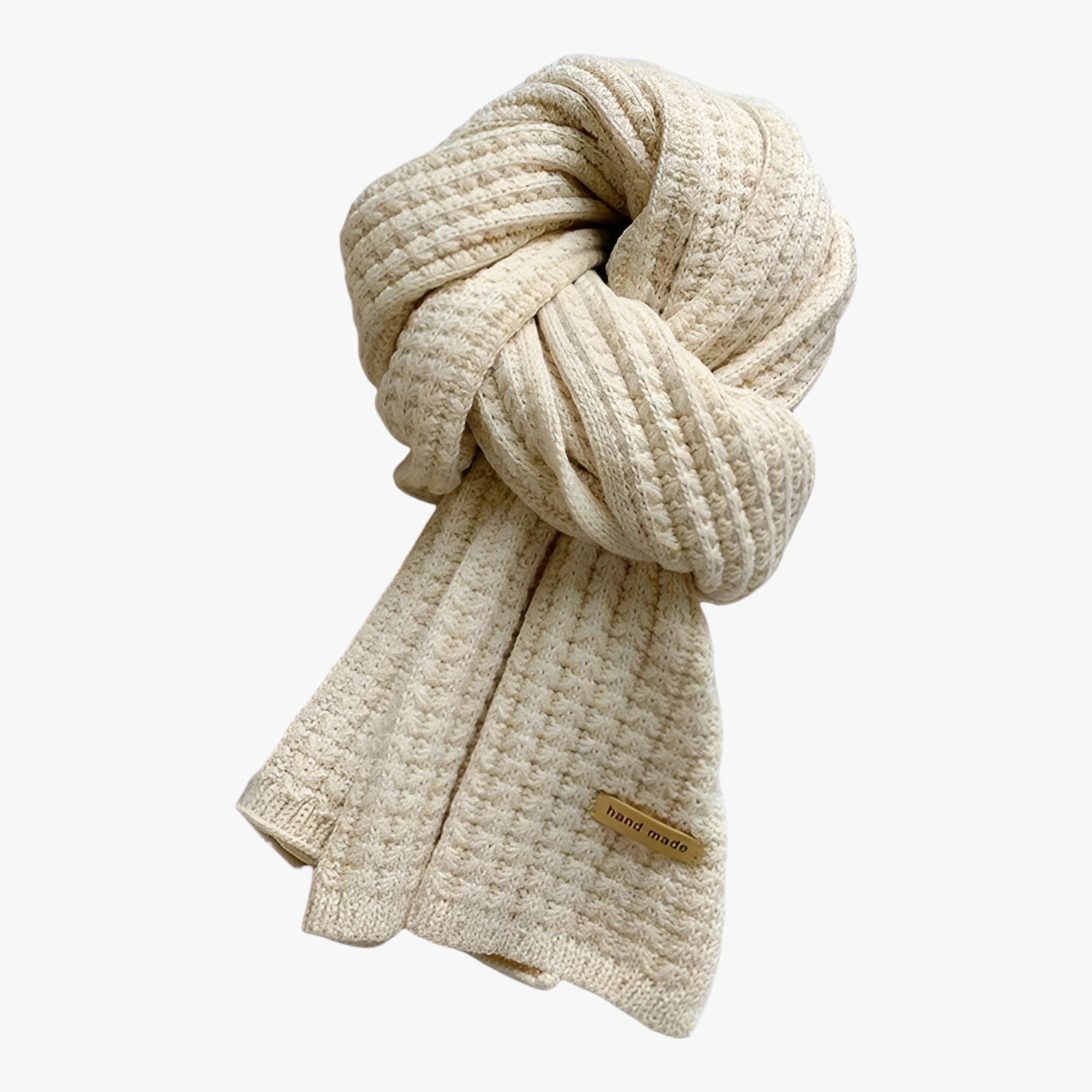 Rylie | Strikket termotørklæde til vinteren - ultimativ beskyttelse mod kulden - Wit Cream En størrelse - winter - {{ product_tags }
