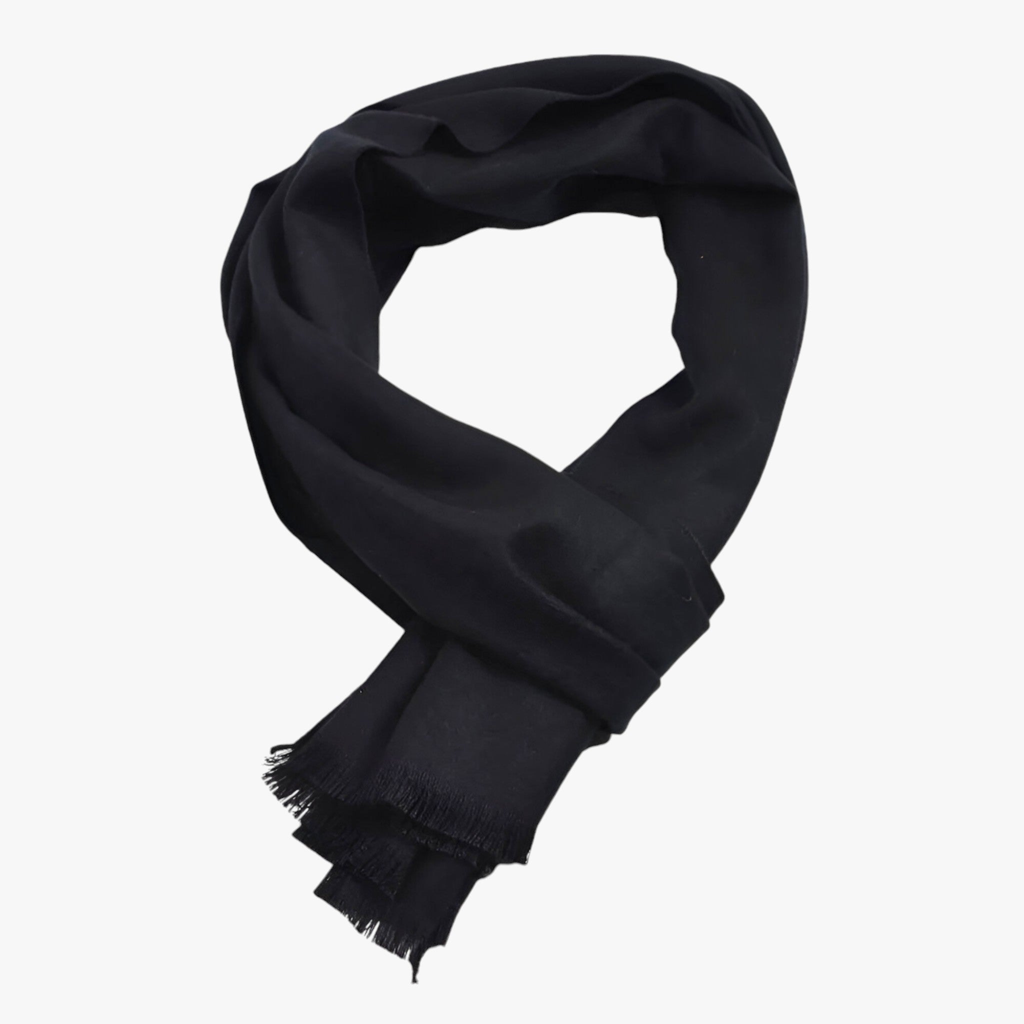 Oline | Luksuriøs kasjmir tørklæde - Luksus vintervarme - Sort - women's fashion - {{ product_tags }
