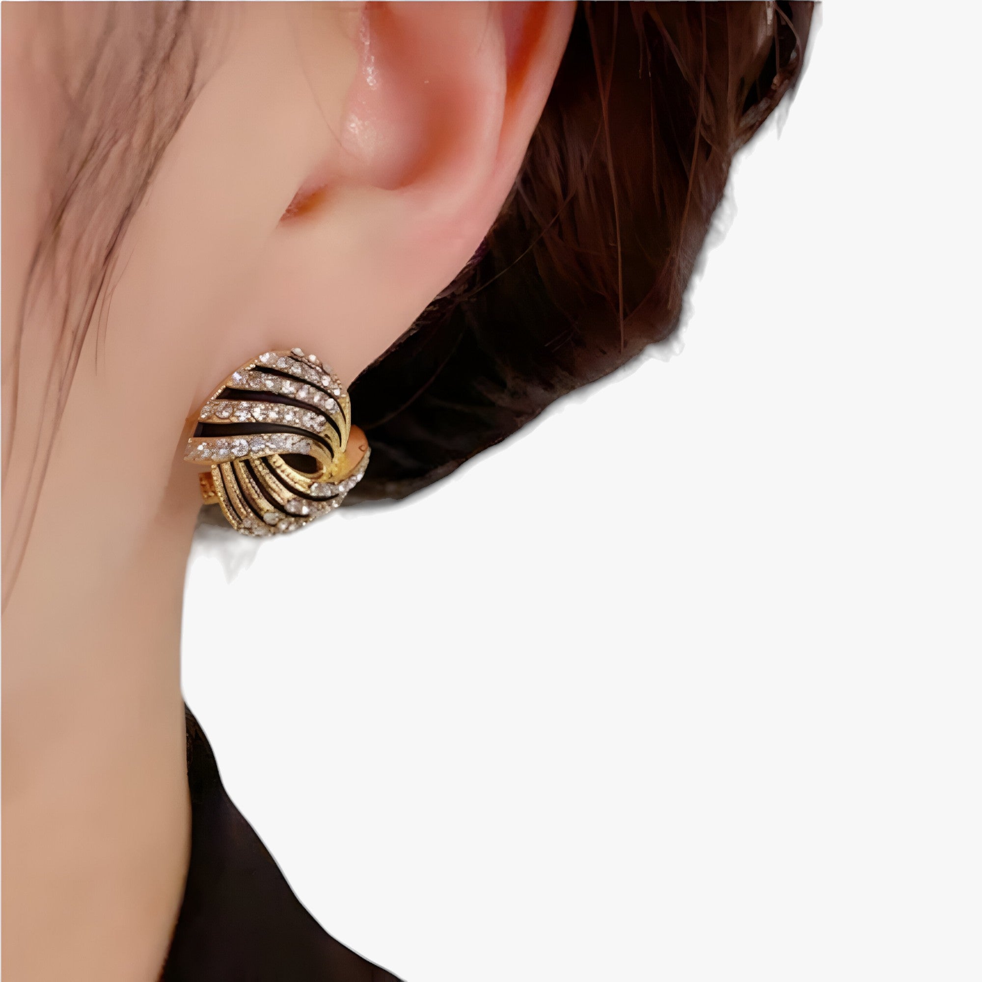 Spiralen af ro | Sølvfarvede ørehængere - Graciøs svingning - - women's fashion - {{ product_tags }