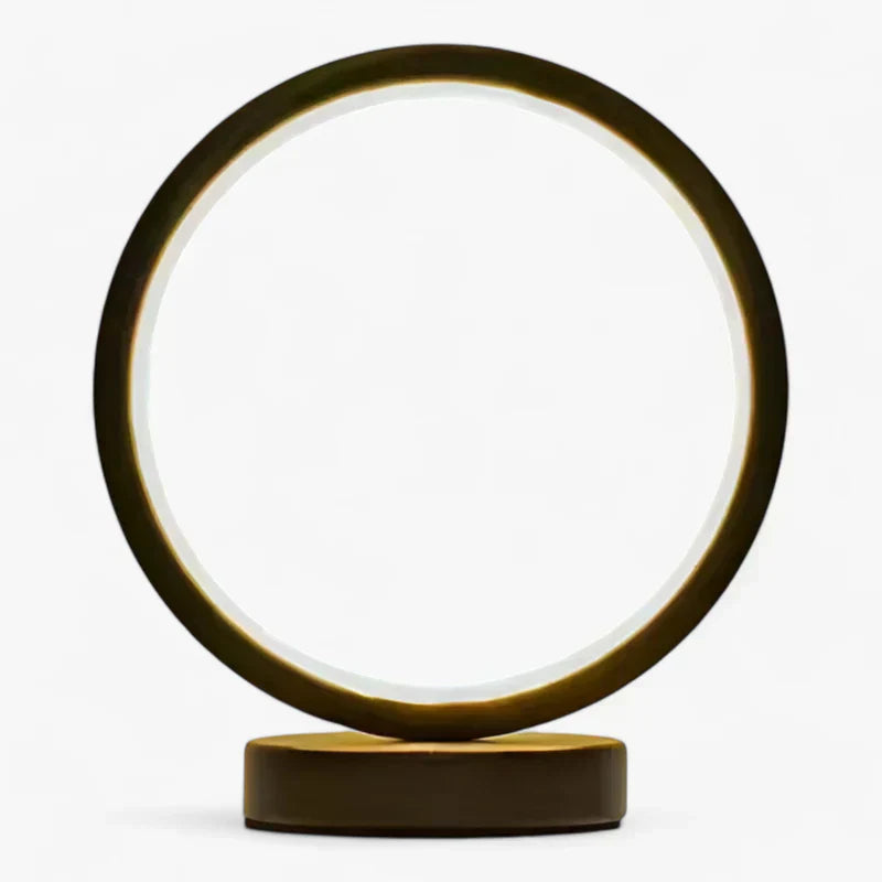 Circ | LED Ringlampe 20 cm - Dæmpbar natlys til soveværelse og livsmiljøer - Sort - house & garden - {{ product_tags }