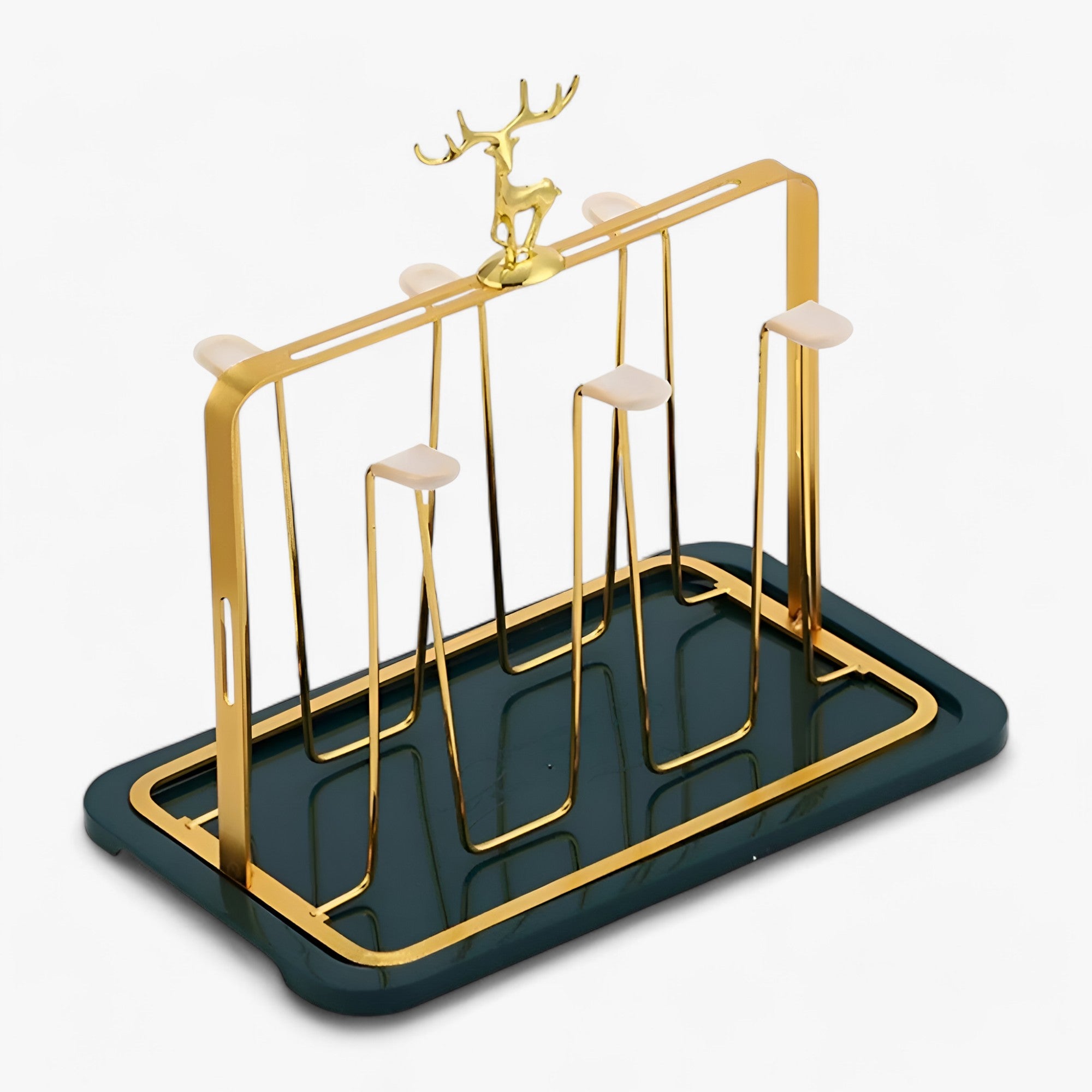 Glasbecherställ | Pladsbesparende - Ideel til dit køkken - Blå-Grøn Guld - house & garden - {{ product_tags }