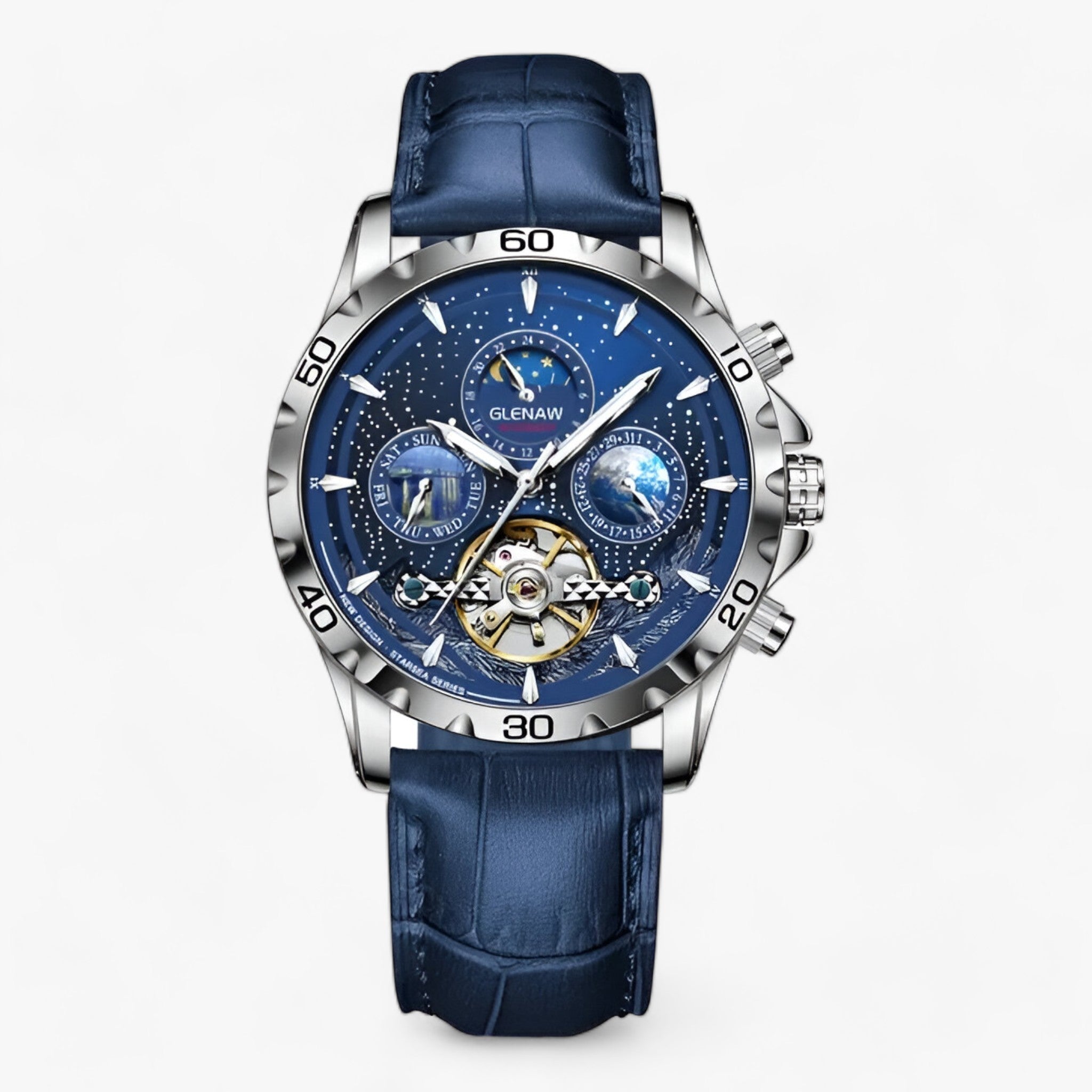 Max | Stjernehimmel Ur - Tidsløs Design og Præcision - Blå - watches - {{ product_tags }