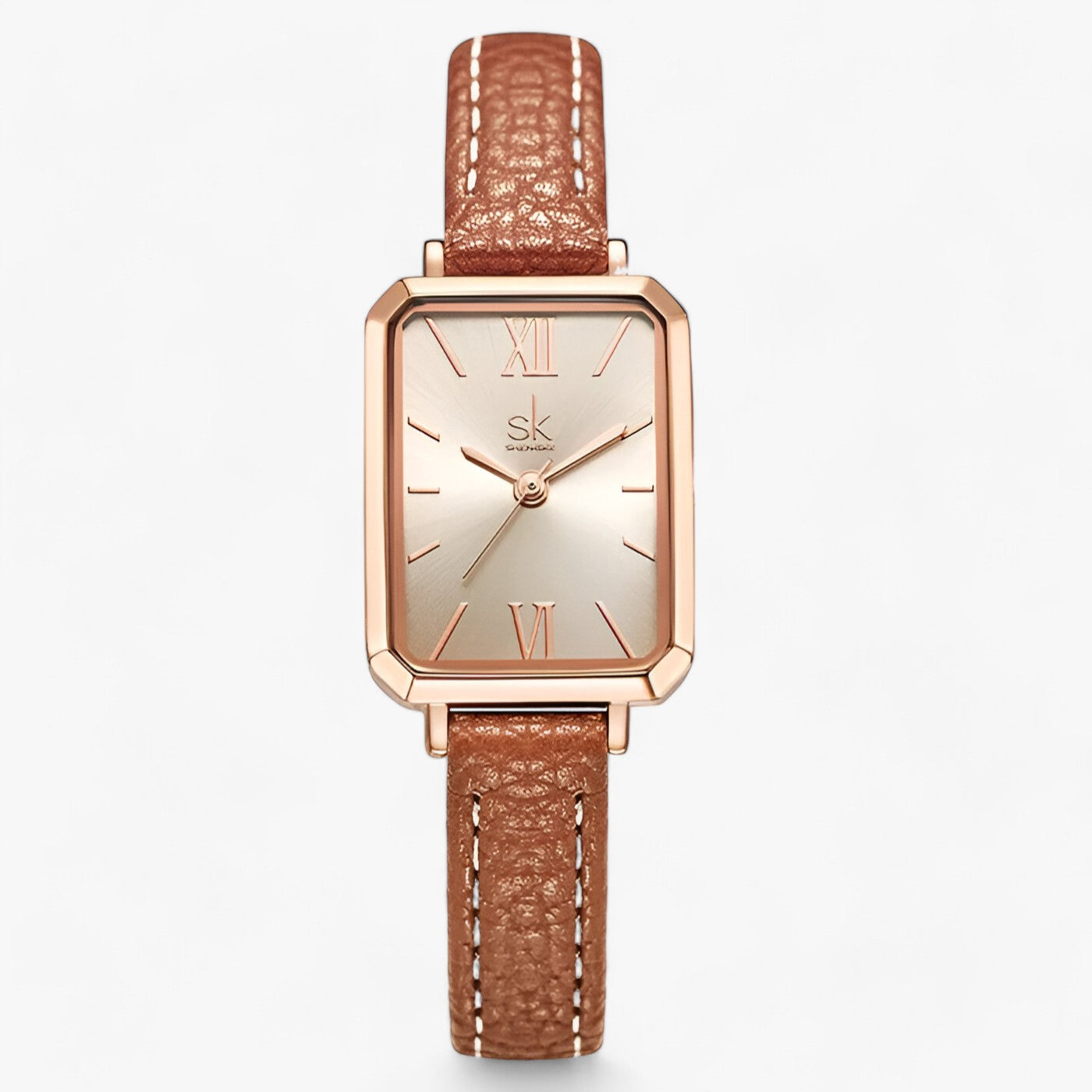 Jean | Elegant ur med kvarts - Trendy og holdbart til hverdagsbrug - Kaffe - watches - {{ product_tags }