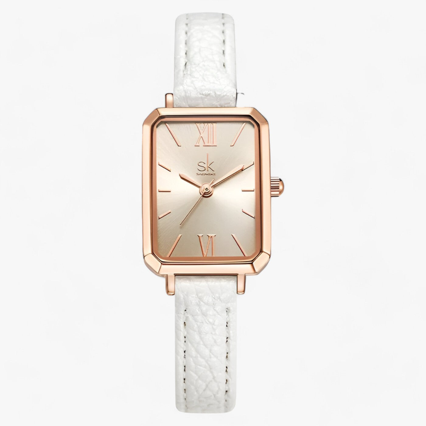 Jean | Elegant ur med kvarts - Trendy og holdbart til hverdagsbrug - Hvid - watches - {{ product_tags }