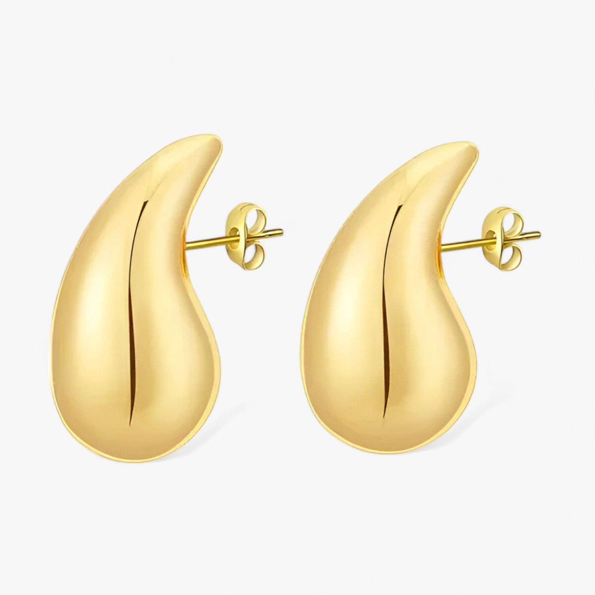 ELEGANCE | Sterling Sølv Øreringe - Bæredygtigt og elegant smykke - Guld - women's fashion - {{ product_tags }