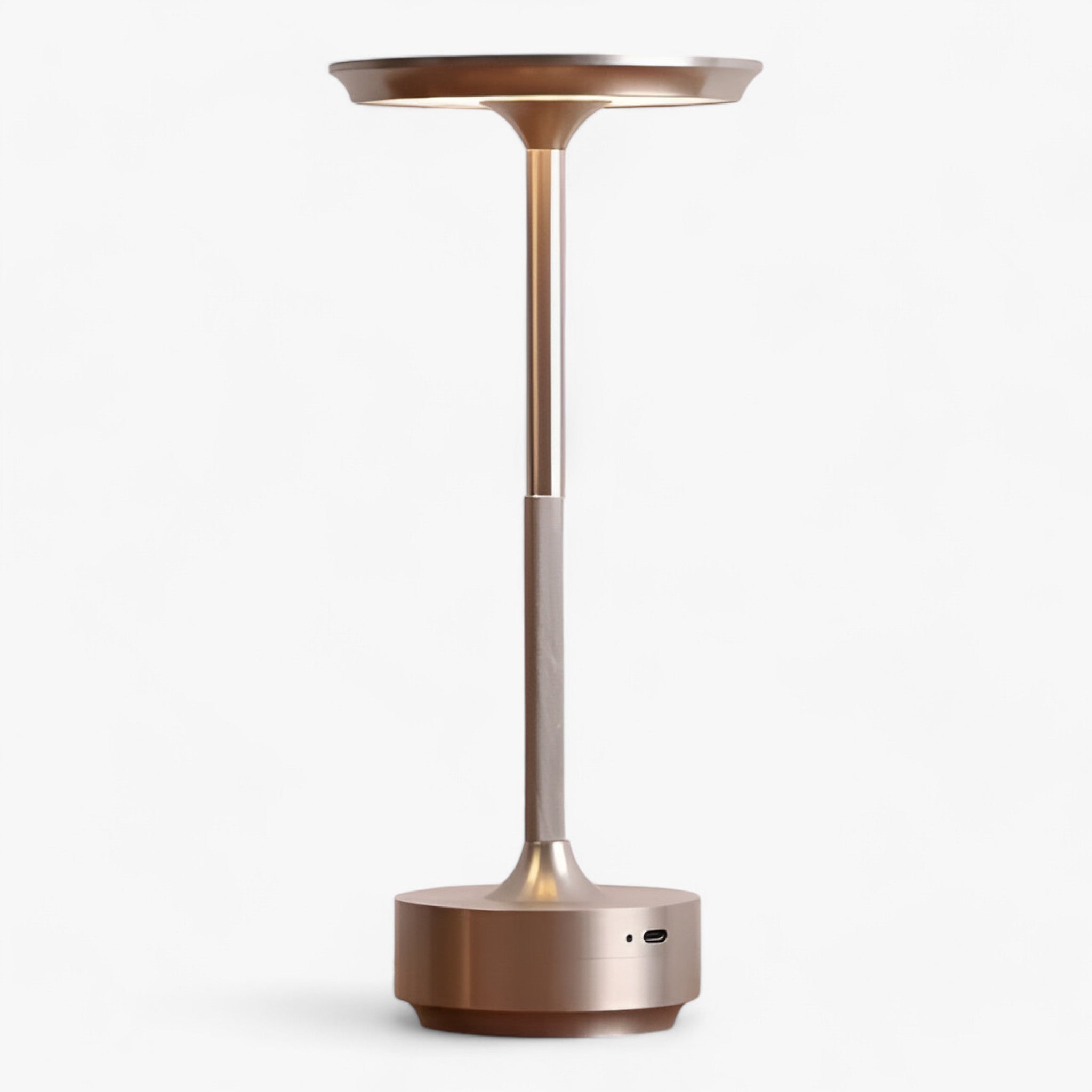 Reth | LED-nattlampe i aluminiumlegering - Justerbar lysstyrke & bærbar for en hyggelig atmosfære - Sølv justerbar - house & garden - {{ product_tags }