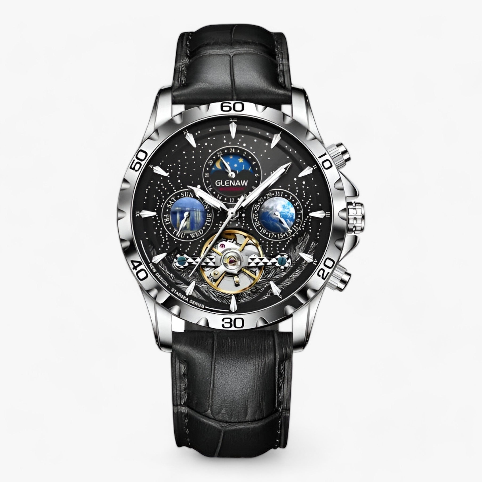Max | Stjernehimmel Ur - Tidsløs Design og Præcision - Sort - watches - {{ product_tags }