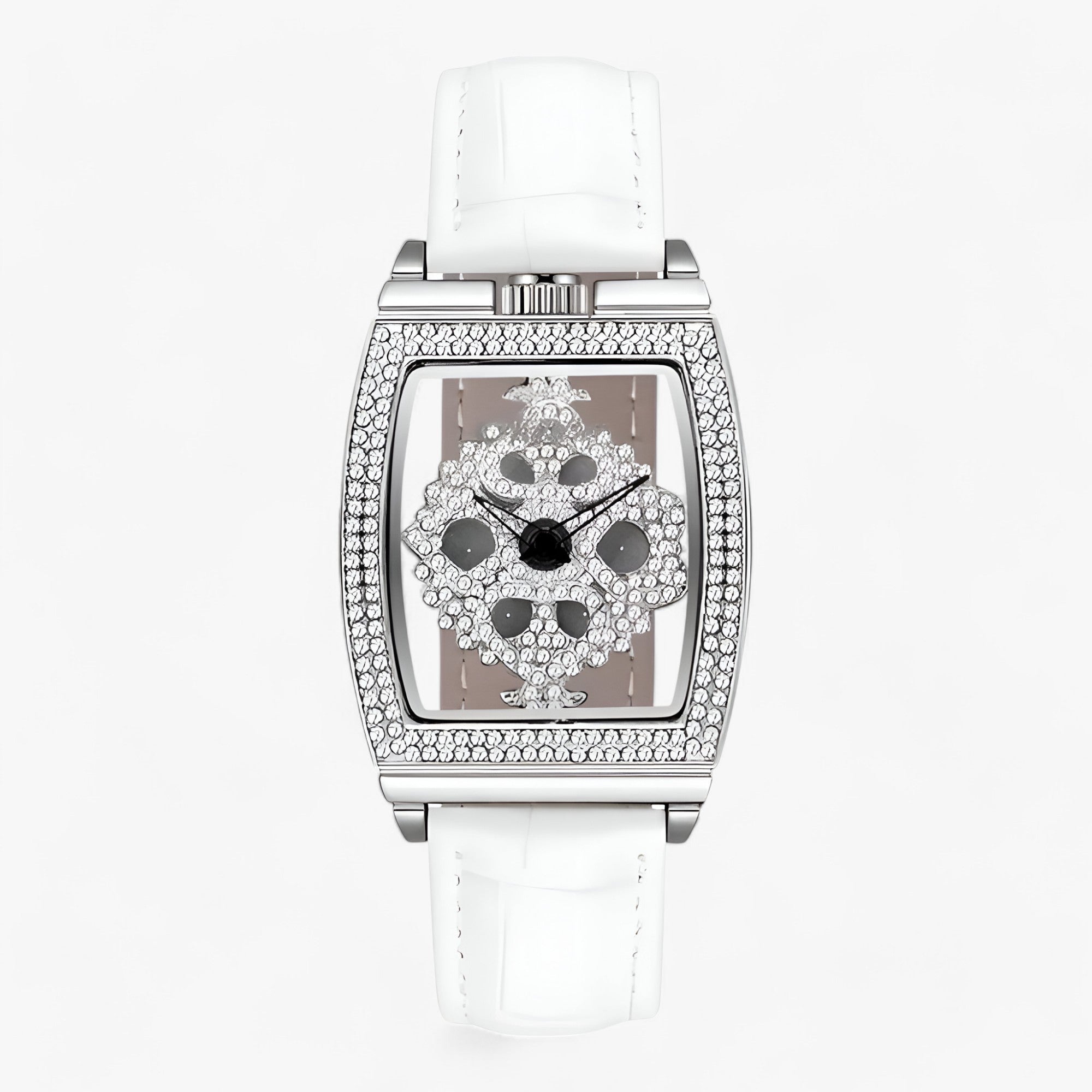 Grace | Luksuriøs kvartsur - Glitrende elegance til kvinder - Hvid - watches - {{ product_tags }