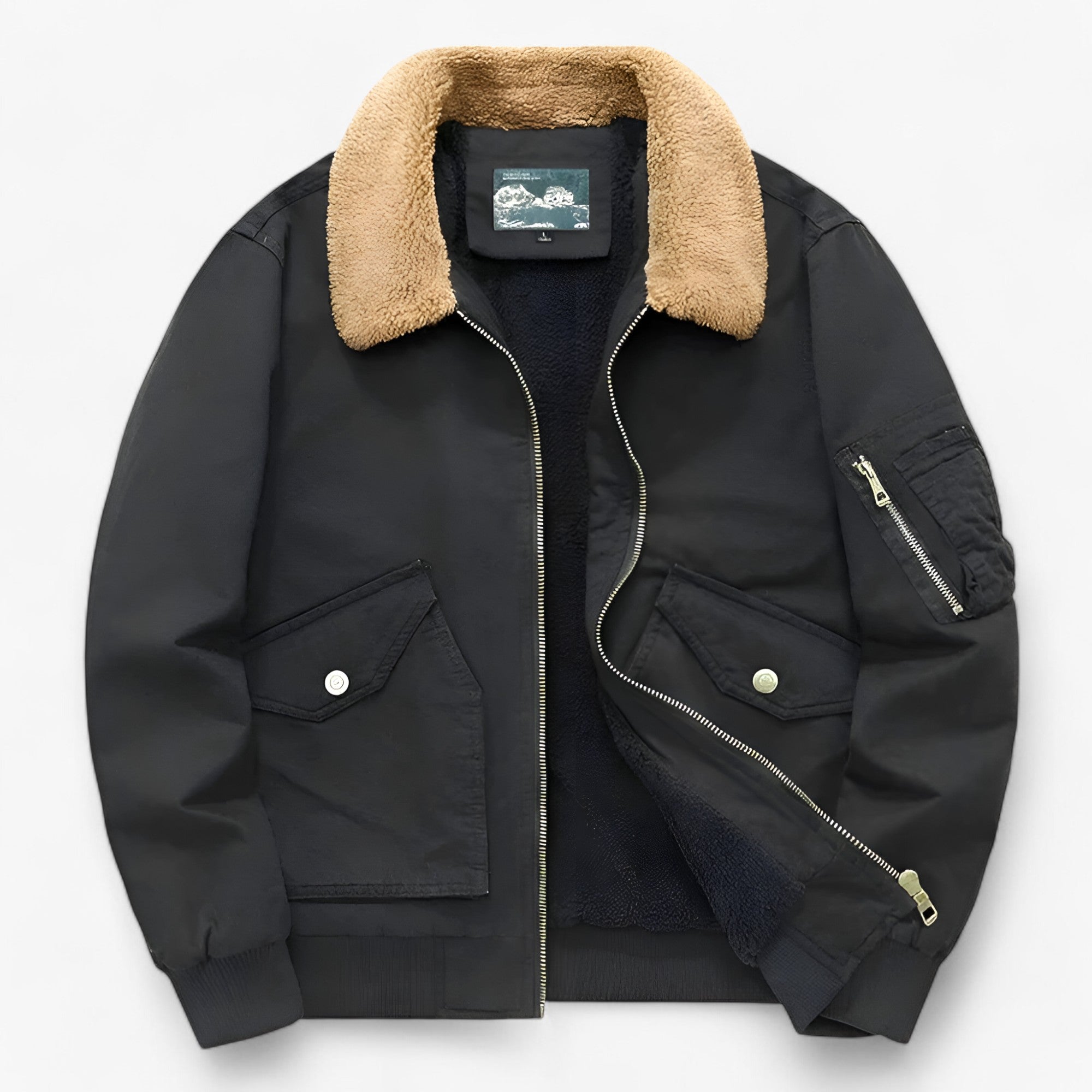 Alejandro | Bomuldsjakke - Ultimativ komfort og beskyttelse - Sort - men's fashion - {{ product_tags }