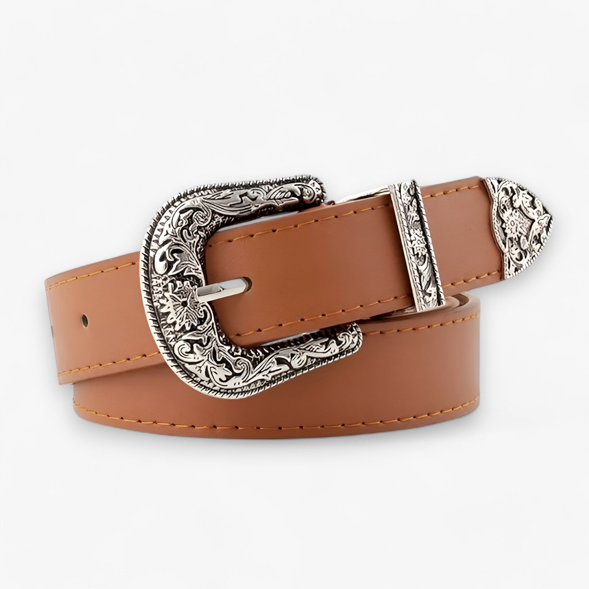 MAVEN | Stilet læderbælte - Vintage-stil & holdbarhed - Kaffe 2.8 cm - men's fashion - {{ product_tags }