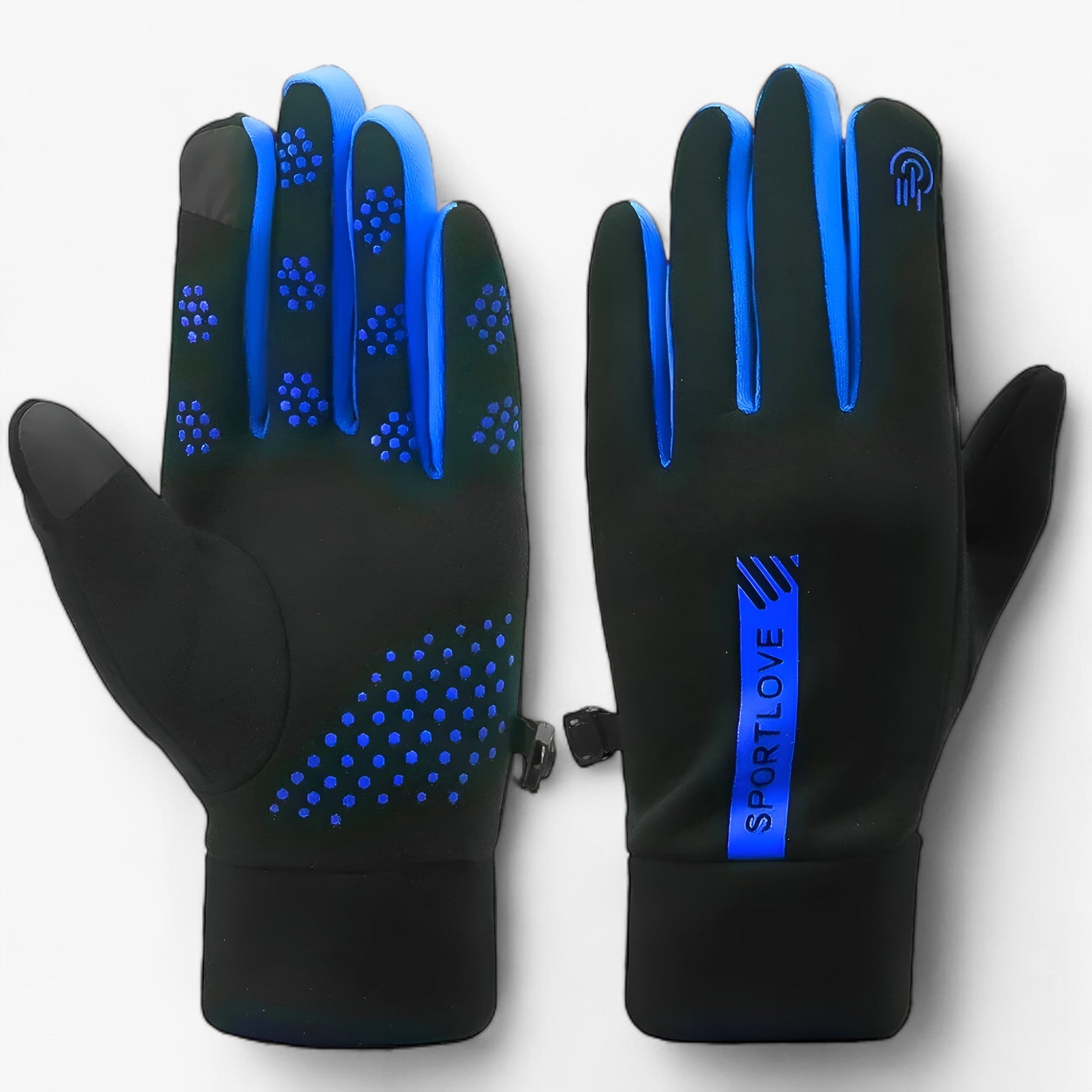 GlacierGuard | Vinterhandsker - Varm og vandtæt beskyttelse - Blå (Herre) - winter - {{ product_tags }