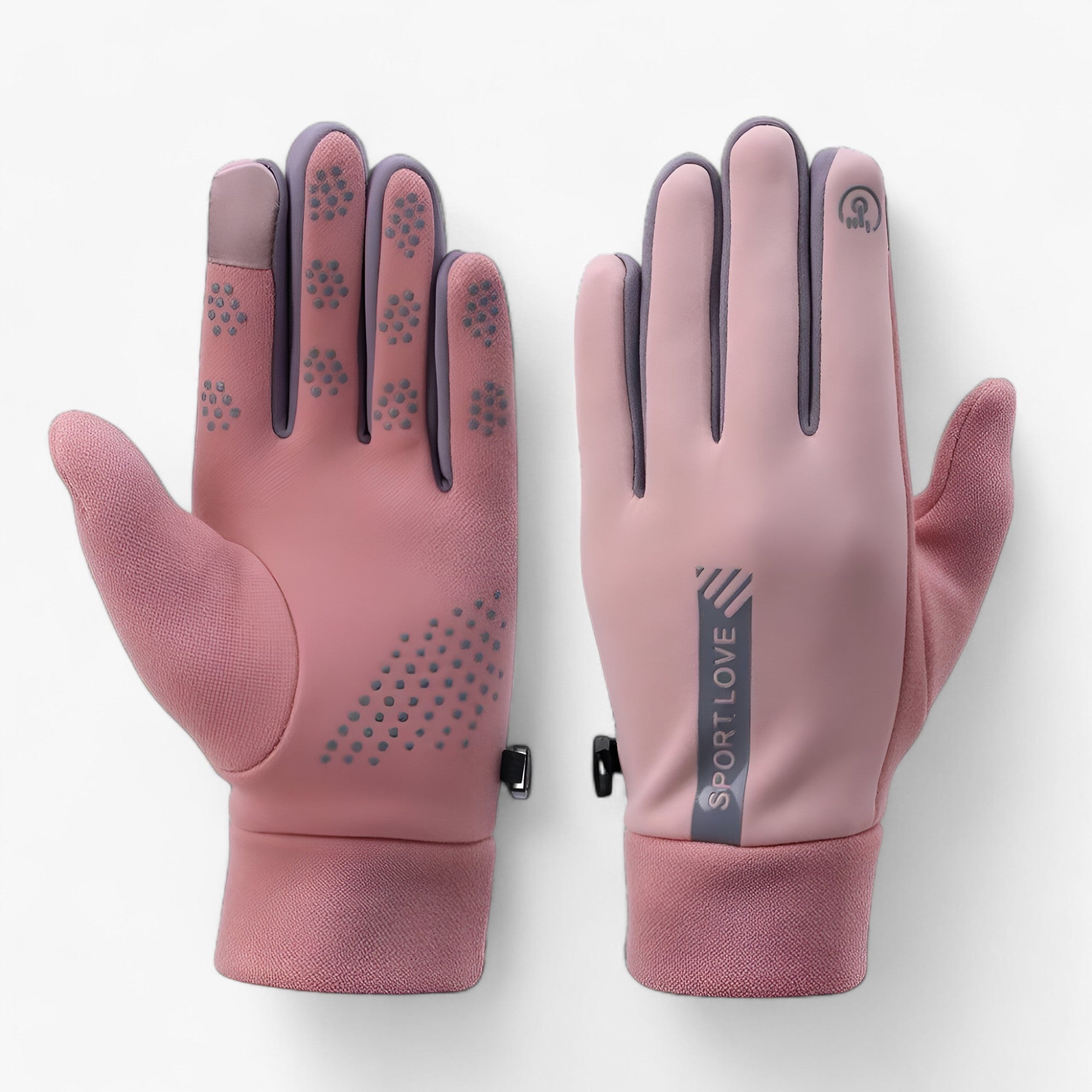 GlacierGuard | Vinterhandsker - Varm og vandtæt beskyttelse - Rosa (Dame) - winter - {{ product_tags }