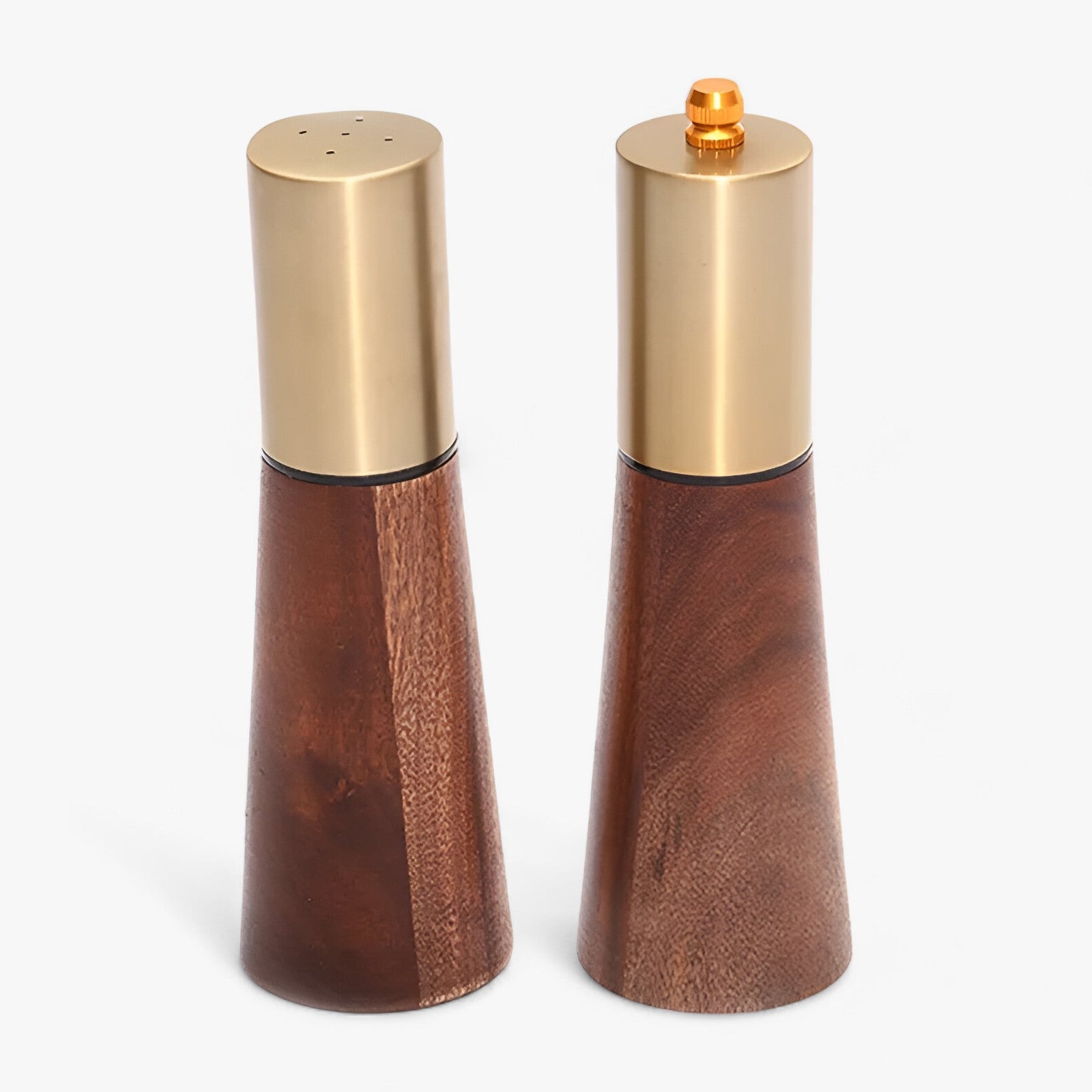 Leeseph | Træ-Krydderkværnssæt - Forener stil og funktionalitet til dit køkken - 7-tommer sæt - house & garden - {{ product_tags }
