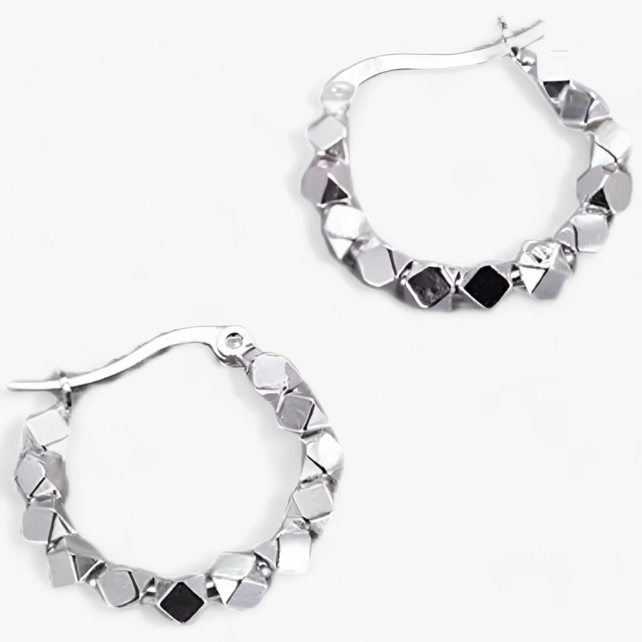TEMPO | Minimalistiske Creoler - Slankt Sterlingsølv til ethvert outfit - Standardtitel - women's fashion - {{ product_tags }