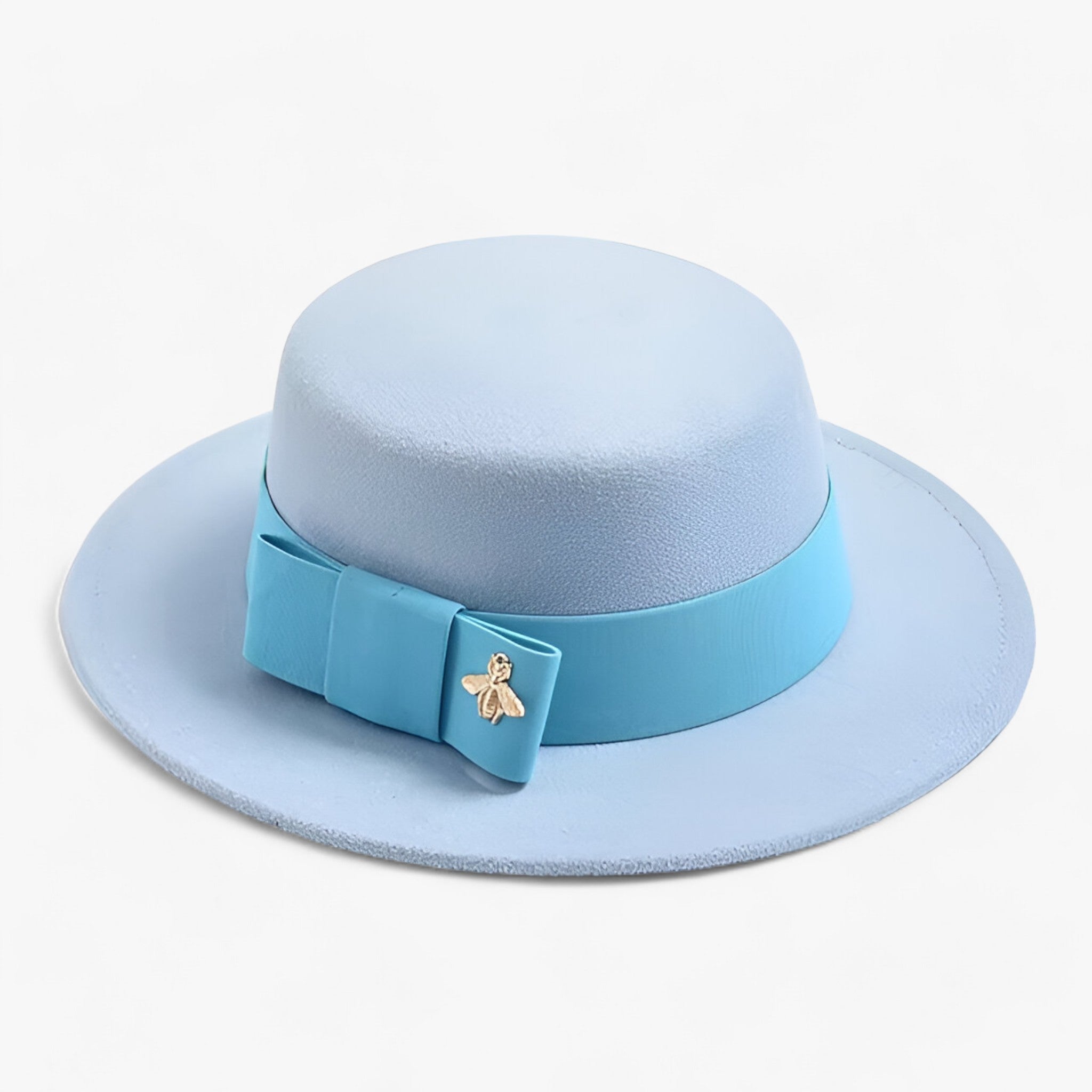Ambra | Fedorahat til kvinder - elegant og moderigtig til formelle lejligheder - Himmelblå02 - women's fashion - {{ product_tags }
