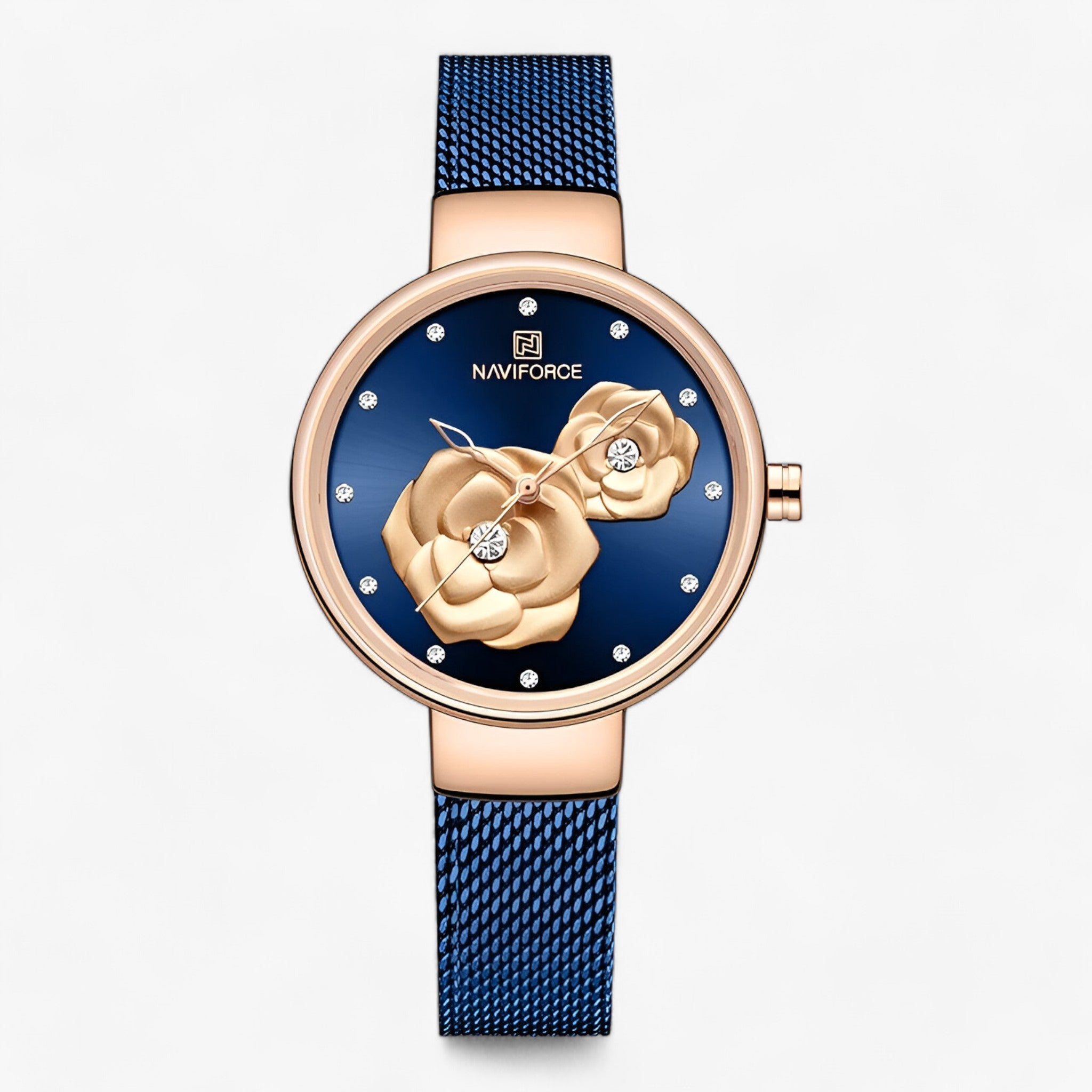 LUXETIME | Stålnet Ur - Elegant Design til tidløs Stil - Blå - watches - {{ product_tags }