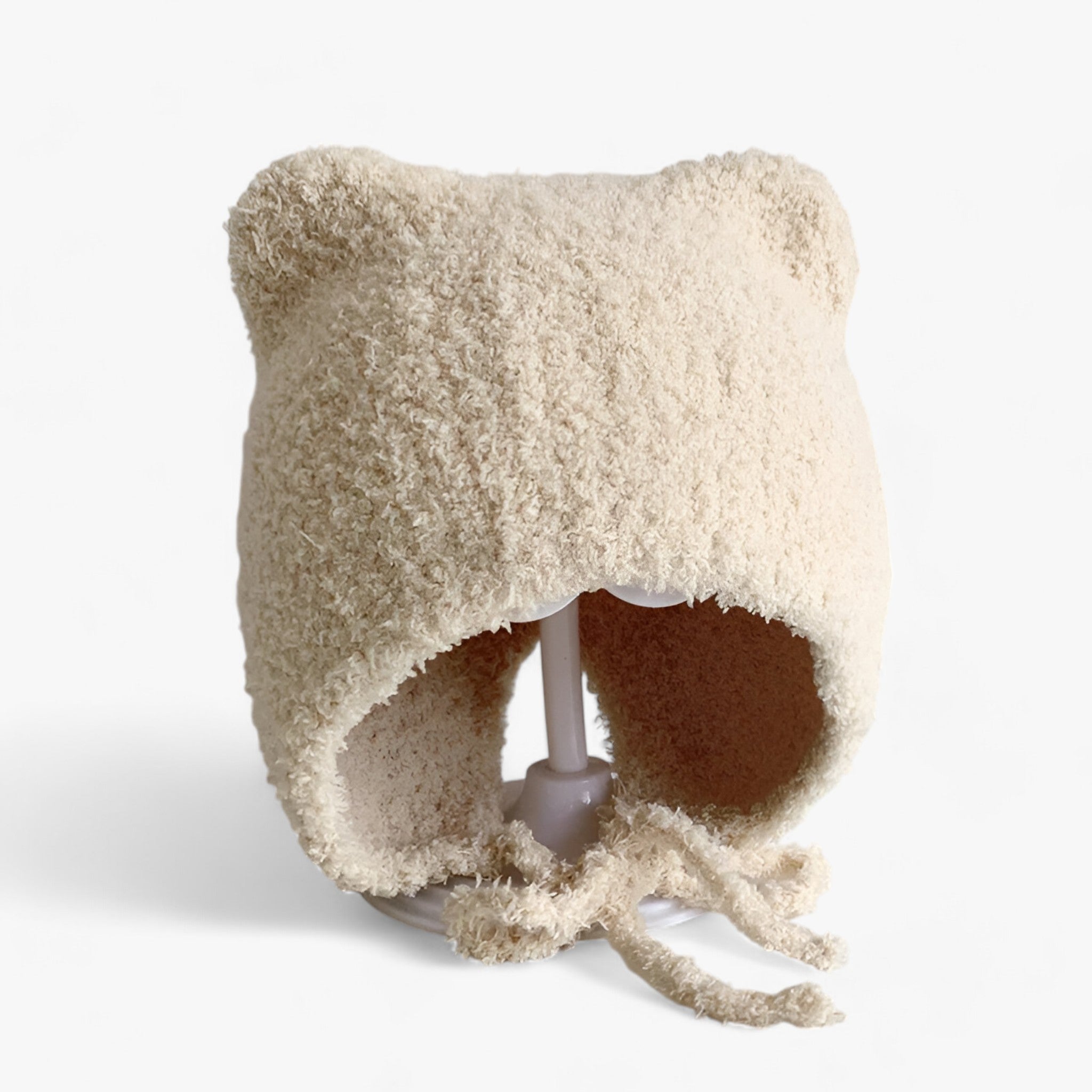 Milo | Vinterhue til babyer - Blød varme med søde øreovertræk - Beige Bebis 0-3 år - baby - {{ product_tags }