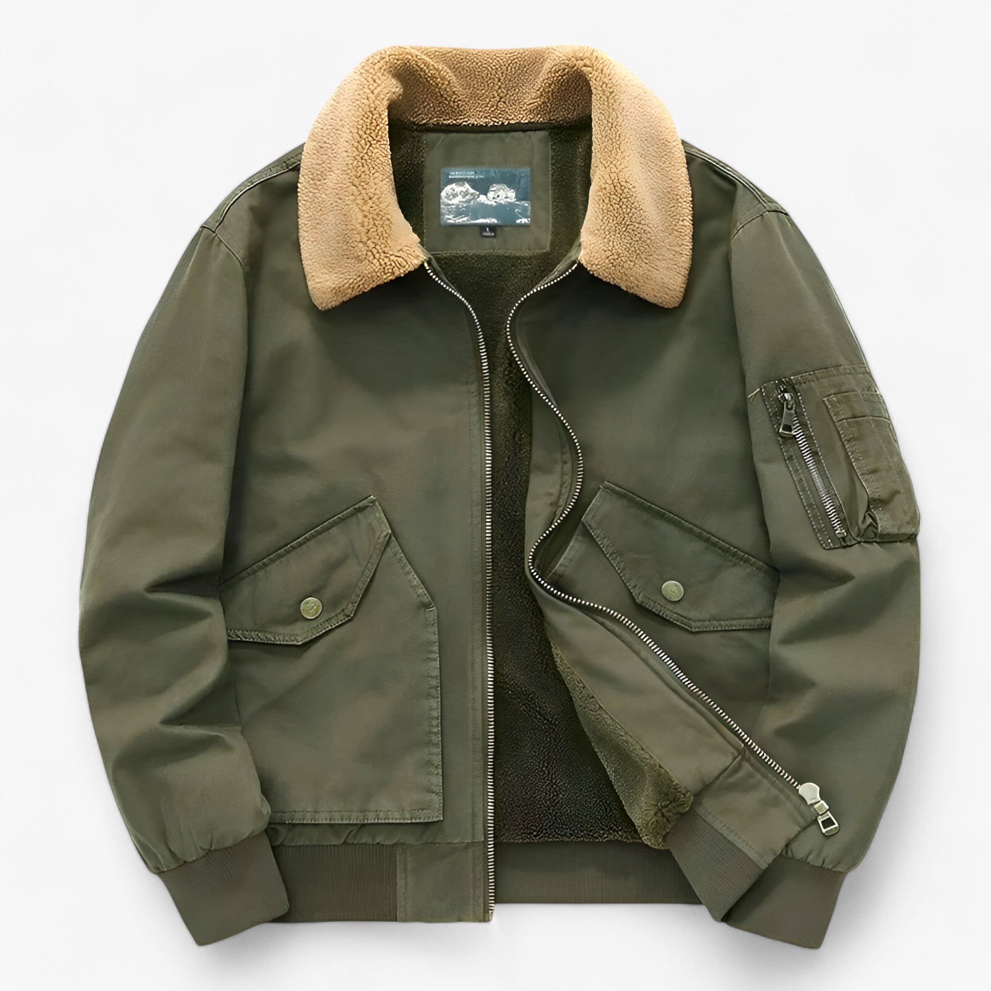Alejandro | Bomuldsjakke - Ultimativ komfort og beskyttelse - Grøn - men's fashion - {{ product_tags }