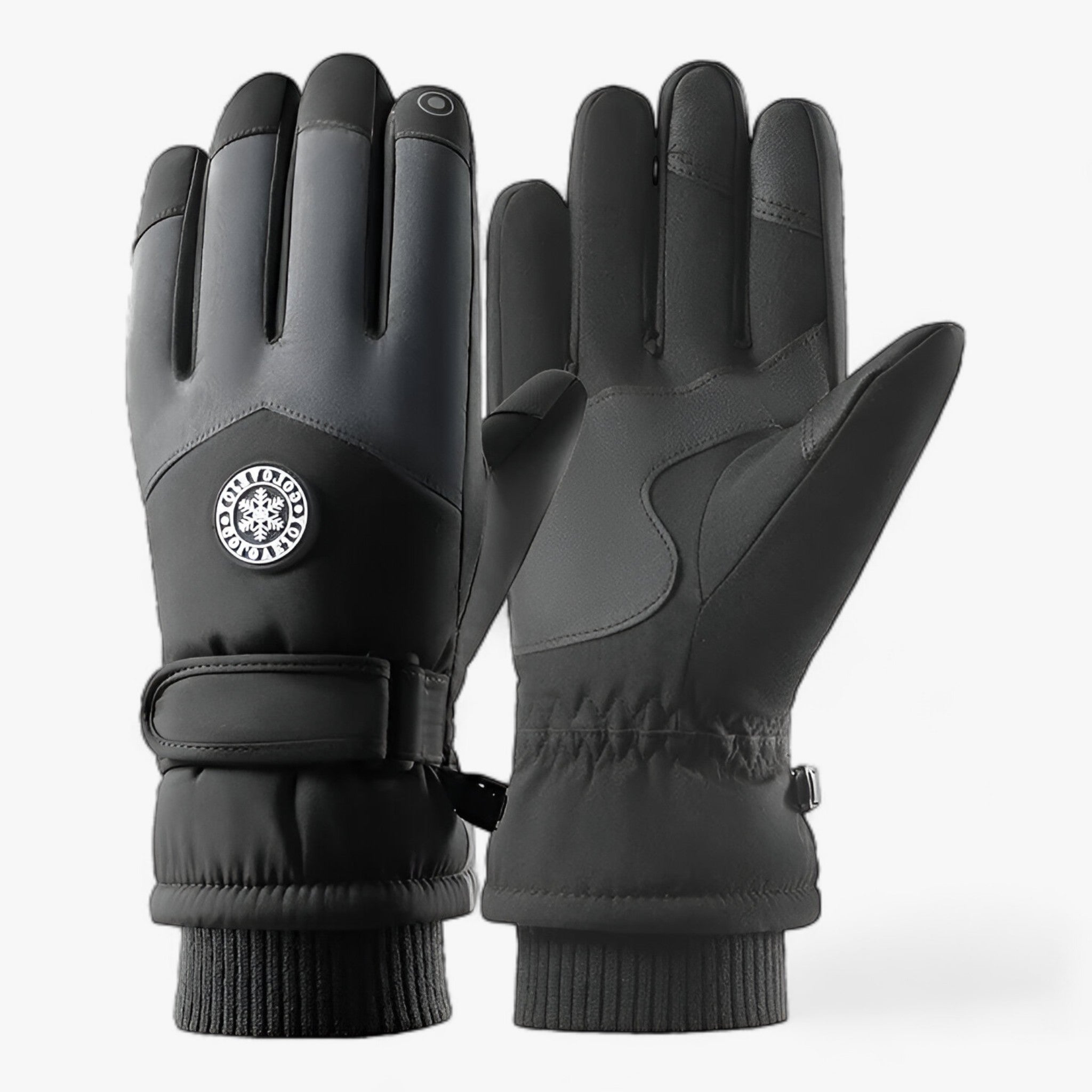 GlacierPro | Skihandsker - Vandtætte & Varmeisolerende - Herre-Sort - winter - {{ product_tags }