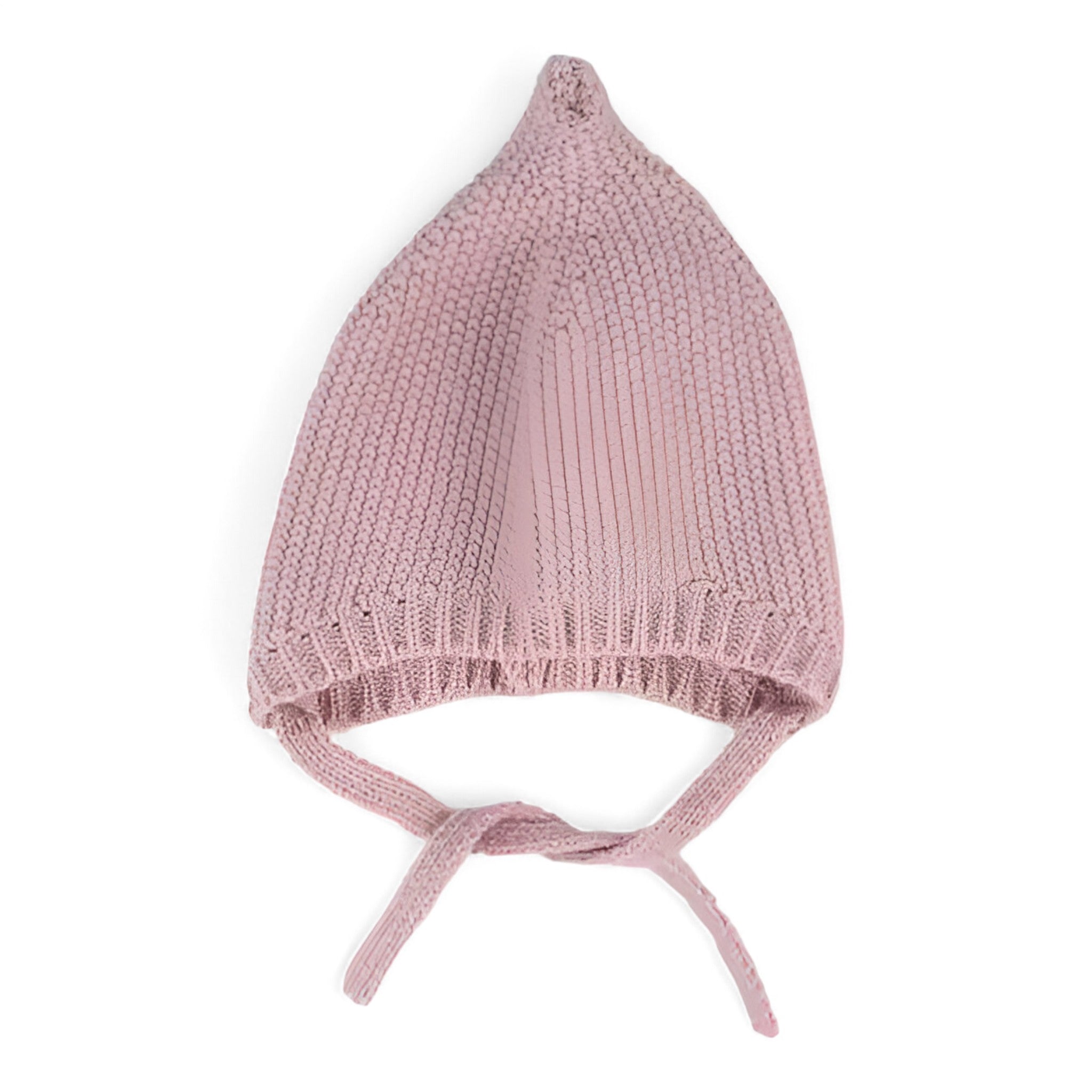 Theresa | Varm strikket hue til babyer - Behagelig ørebeskyttelse til vinteren - Rosa A - baby - {{ product_tags }
