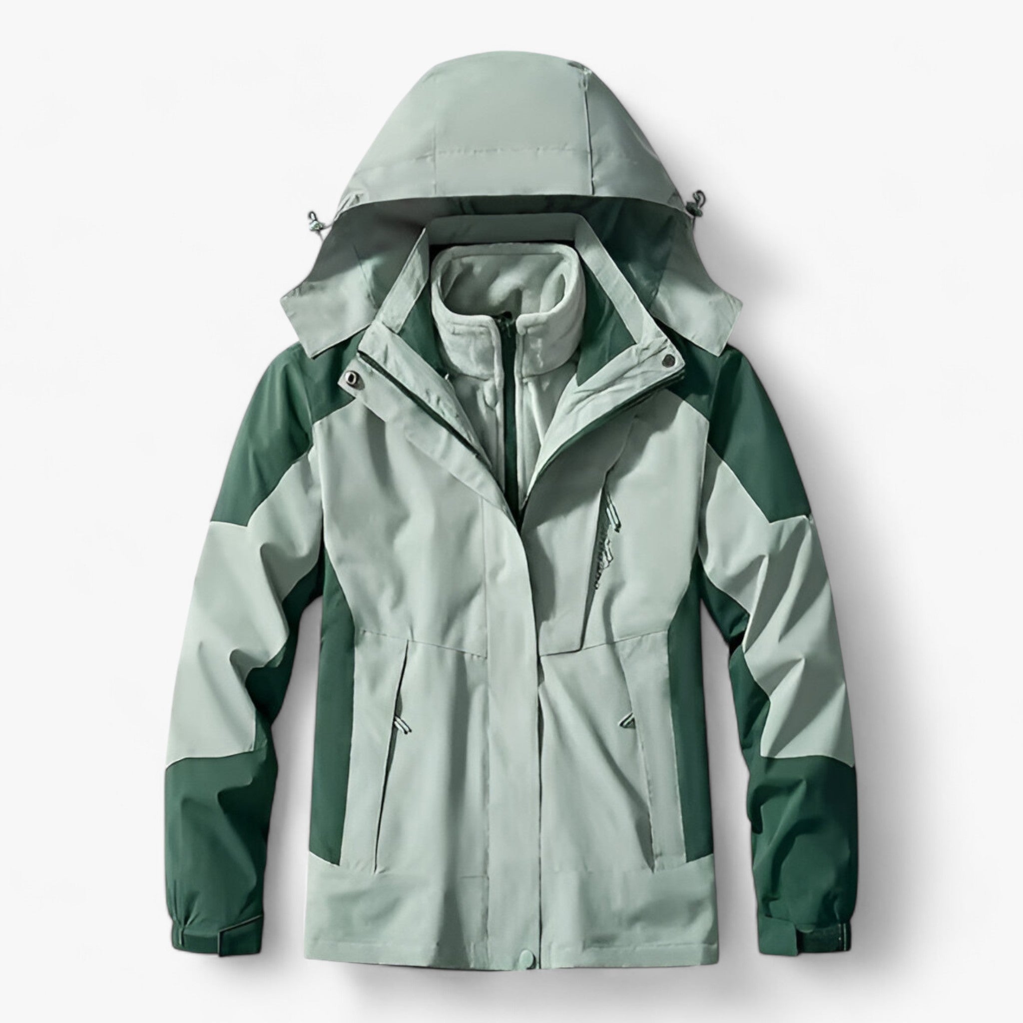 Avery | Udendørs Sæt 3-i-1 - Vintervarmt Vandtæt - Groene Vrouwen - Jackets - {{ product_tags }