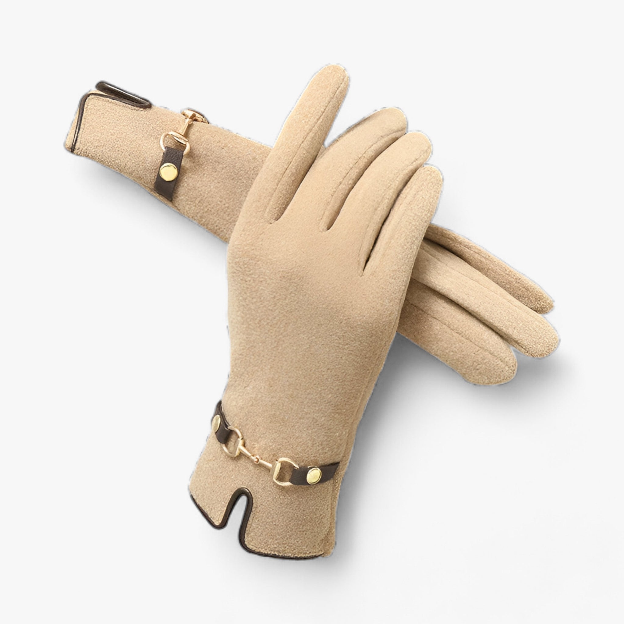 FrostElegance | Vinter Touchscreen-Handsker - Varm og Stilfuld Komfort - Khaki Én størrelse - winter - {{ product_tags }