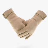 WarmComfort | Fall Winter fleece-lined gloves - Comfortable & touchscreen ready