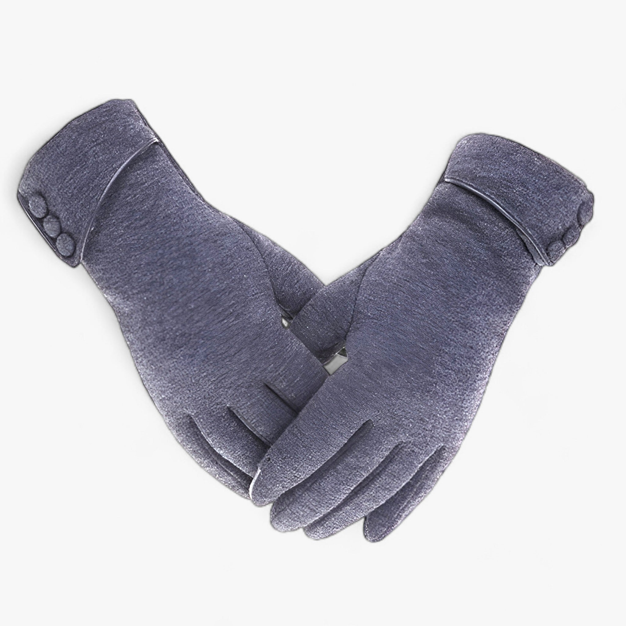 WarmComfort | Efterårs Vinter Fleece Fodrede Vanter - Bekvemme & Touchscreen Forberedte - Grå - winter - {{ product_tags }