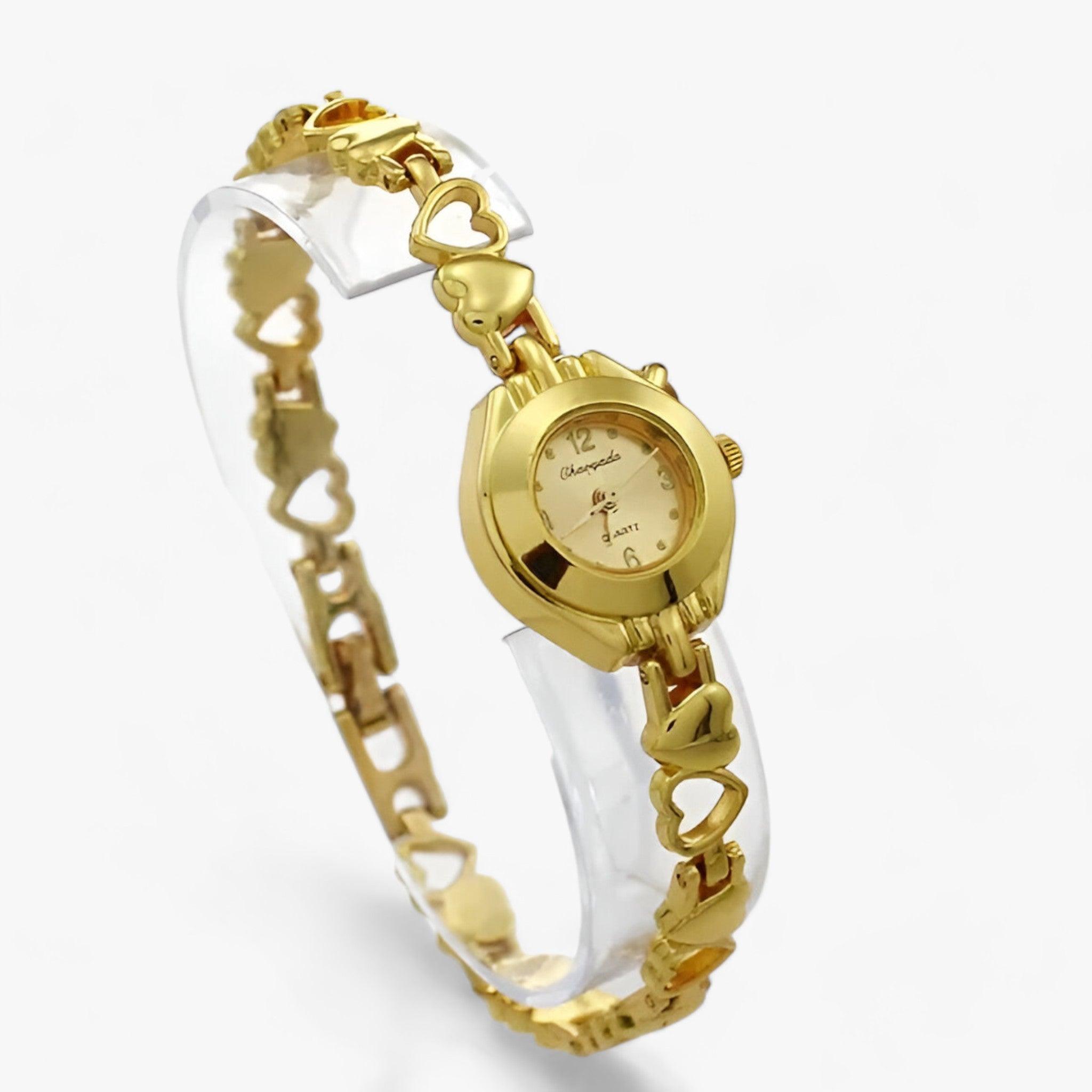 EVELYN | Armbåndsur til damer - Et elegant og pålideligt ur - Guld - watches - {{ product_tags }