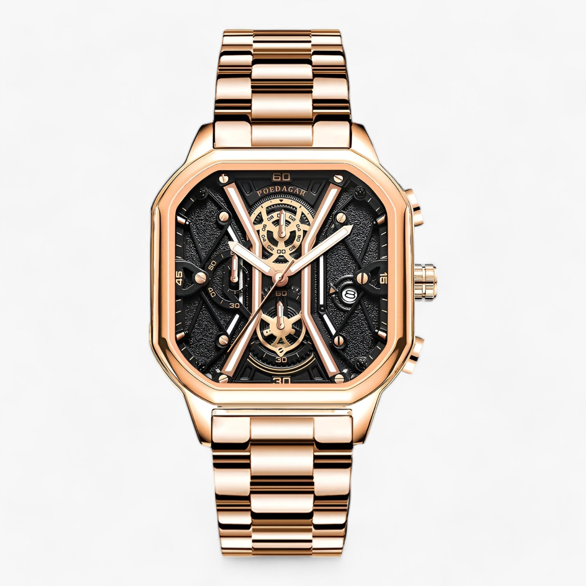 STJERNE | Chronografur - Tidøs elegance og præcision - Roséguld Guld S - watches - {{ product_tags }