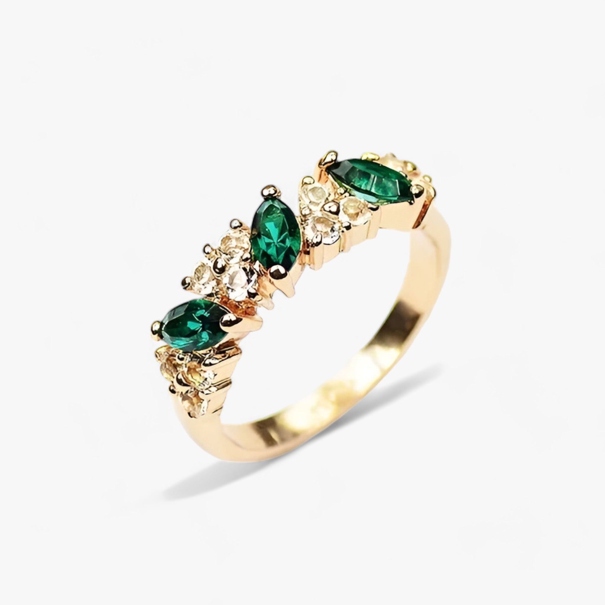 ETERNAL | Stilig ring - Strass-smykke til alel lejligheder - Guld - other - {{ product_tags }