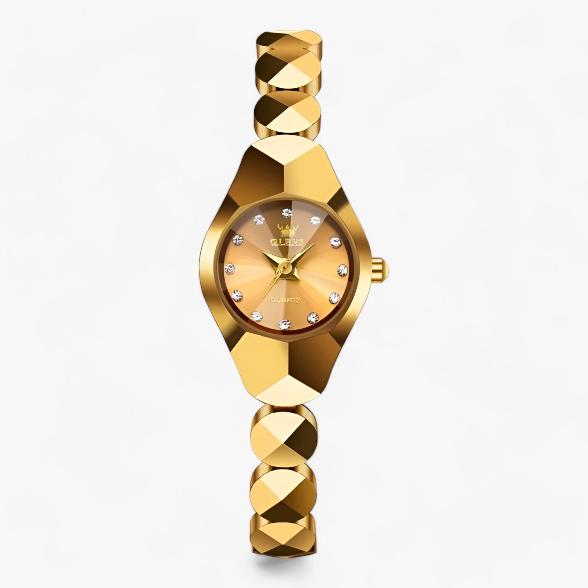 IDA | Moderigtigt kvartsur - Stilfuld og funktionel accessory - Guld - watches - {{ product_tags }