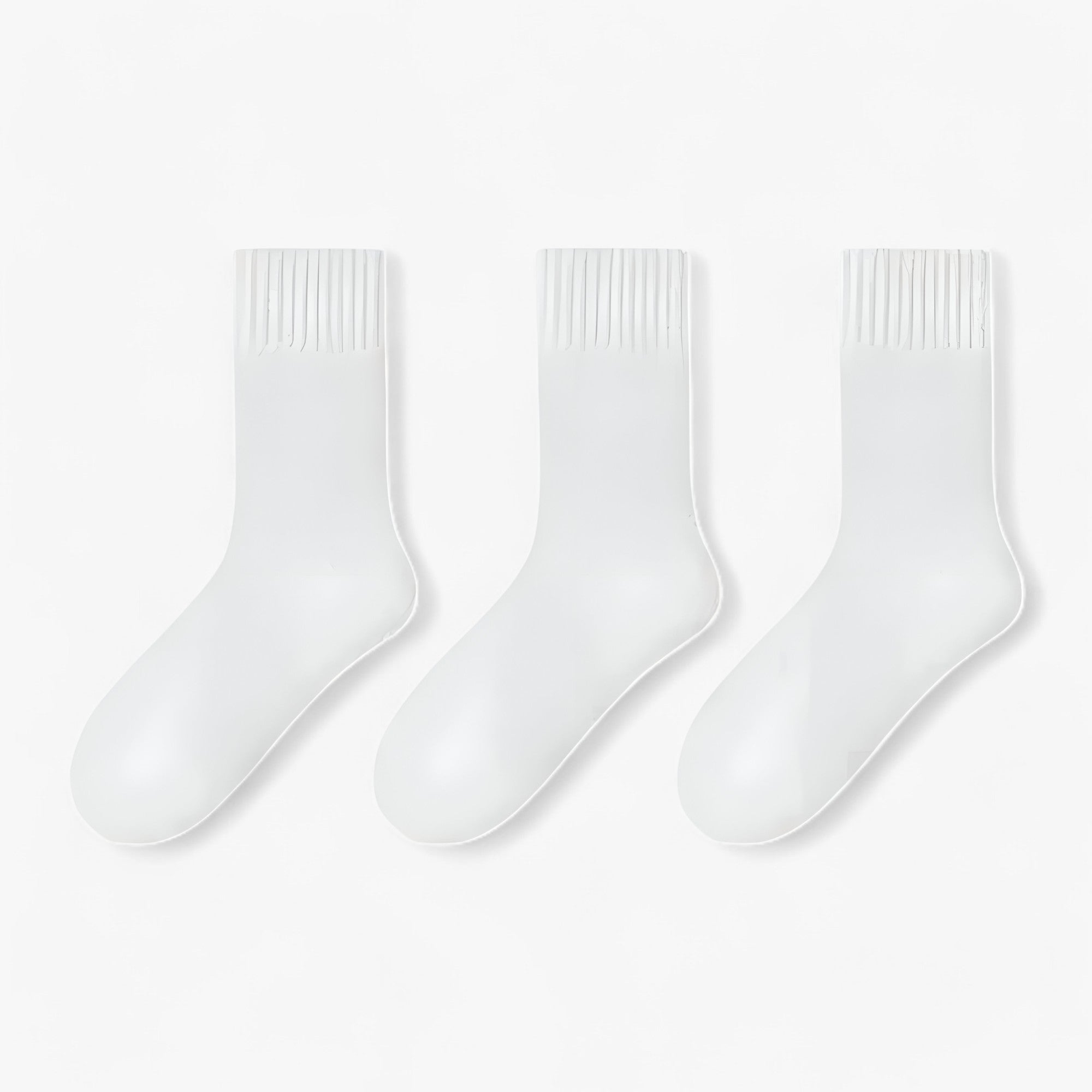 Zen | Uld sokker sæt - Varmt og hyggeligt komfortabelt - 3 hvide par Størrelser 34-40 - winter - {{ product_tags }