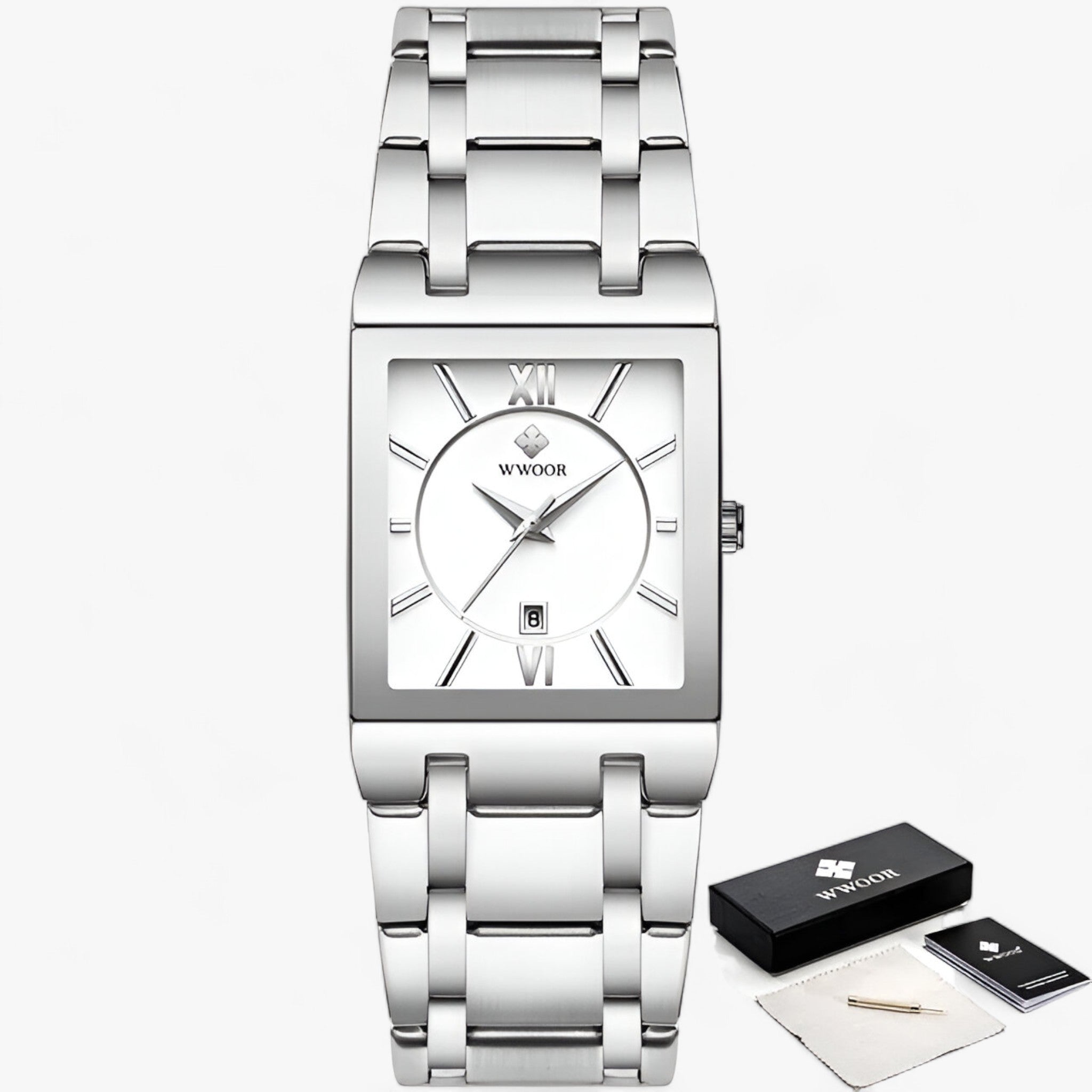 VERONICA | Damur - Trendy og holdbar til daglig brug - Sølv Hvid - watches - {{ product_tags }