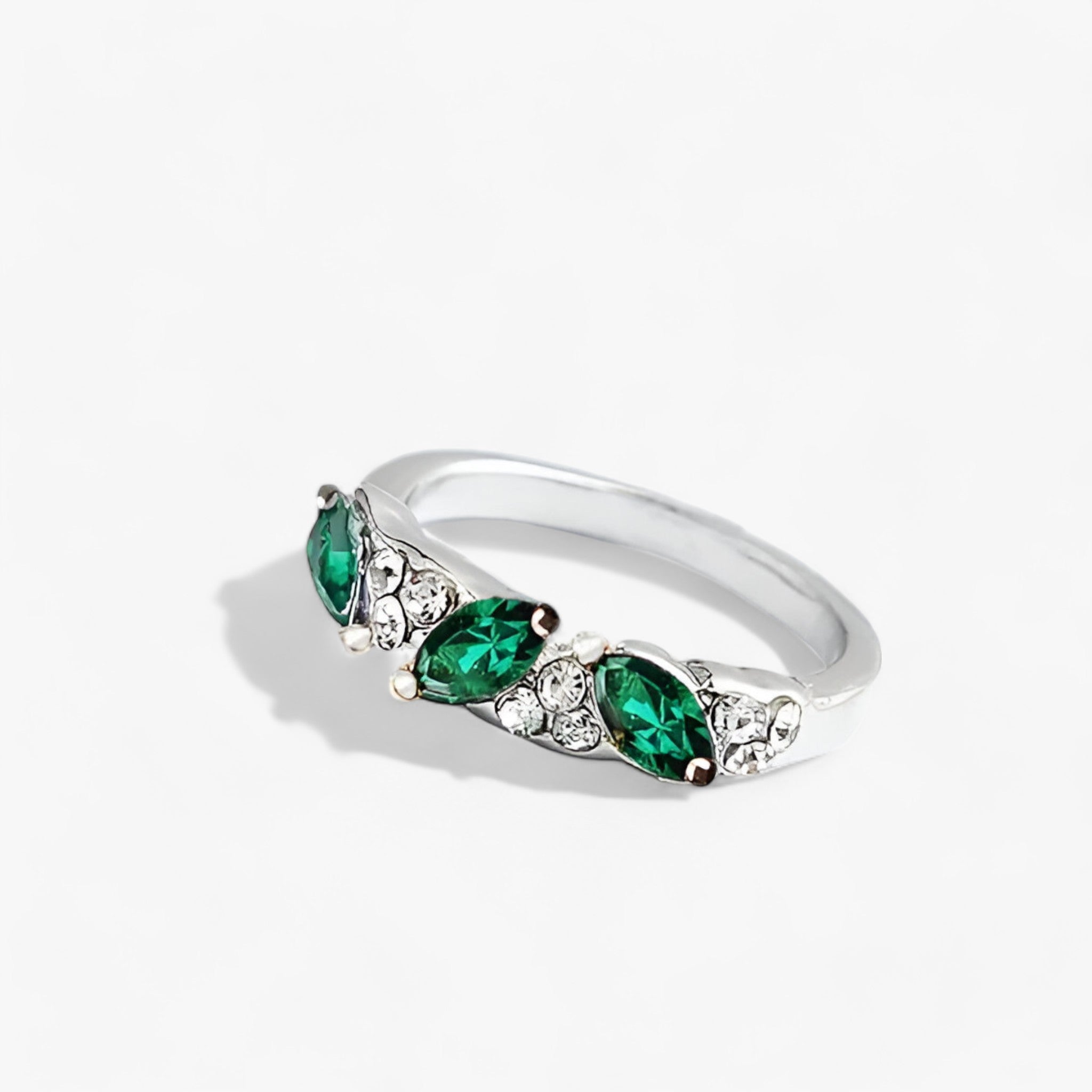 ETERNAL | Stilig ring - Strass-smykke til alel lejligheder - Sølv - other - {{ product_tags }