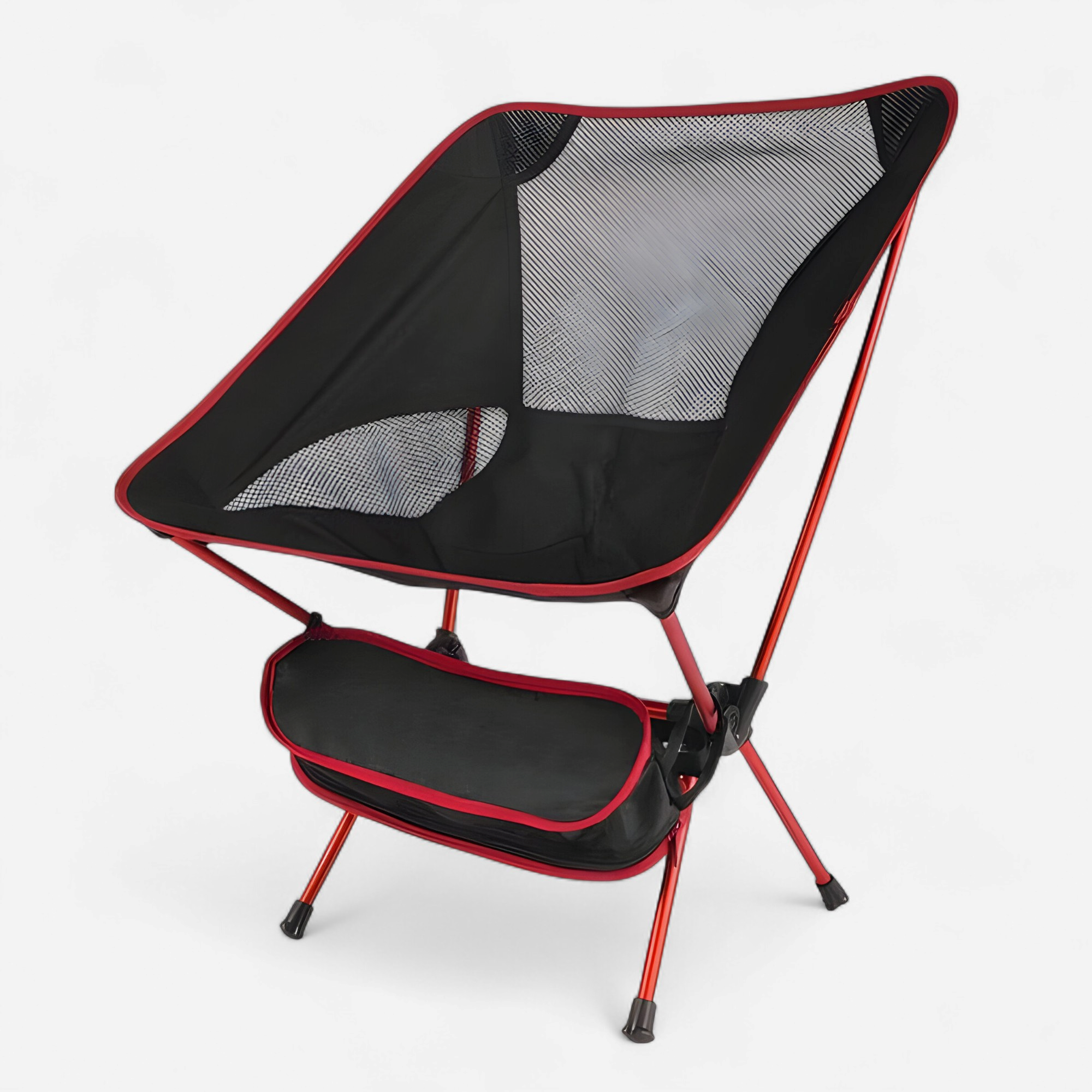 Komfortabel udendørscampingstol - Rød - Komfortabel udendørscampingstol- €25 - {{ product_tags }