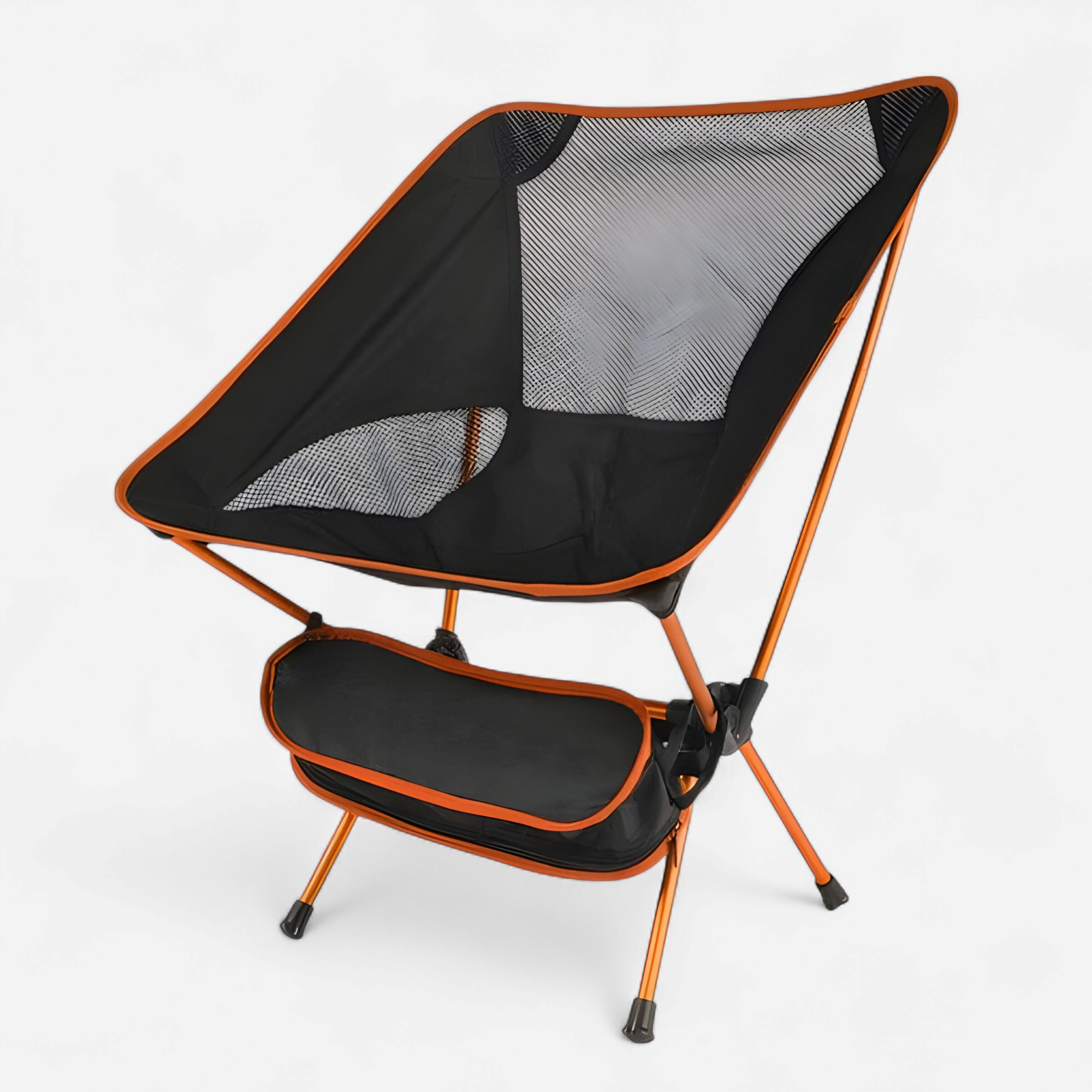 Komfortabel udendørscampingstol - Appelsin - Komfortabel udendørscampingstol- €25 - {{ product_tags }