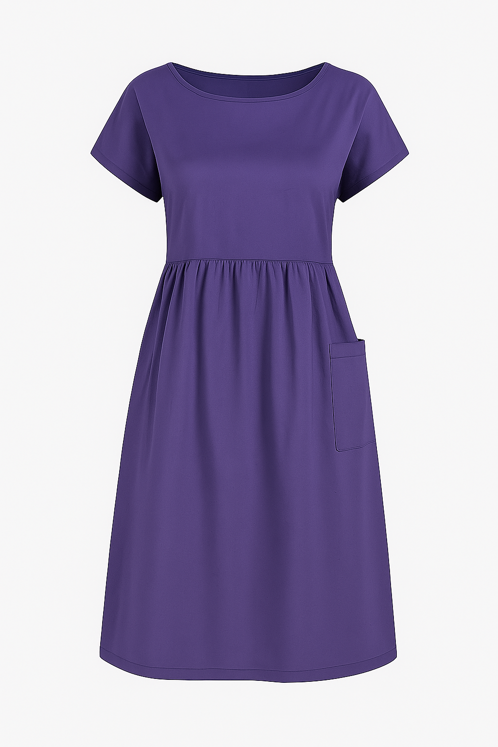 Eustasia | Sommerligt fritidskjole med lommer - Lilla - Eustasia | Sommerligt fritidskjole med lommer - €25 - {{ product_tags }